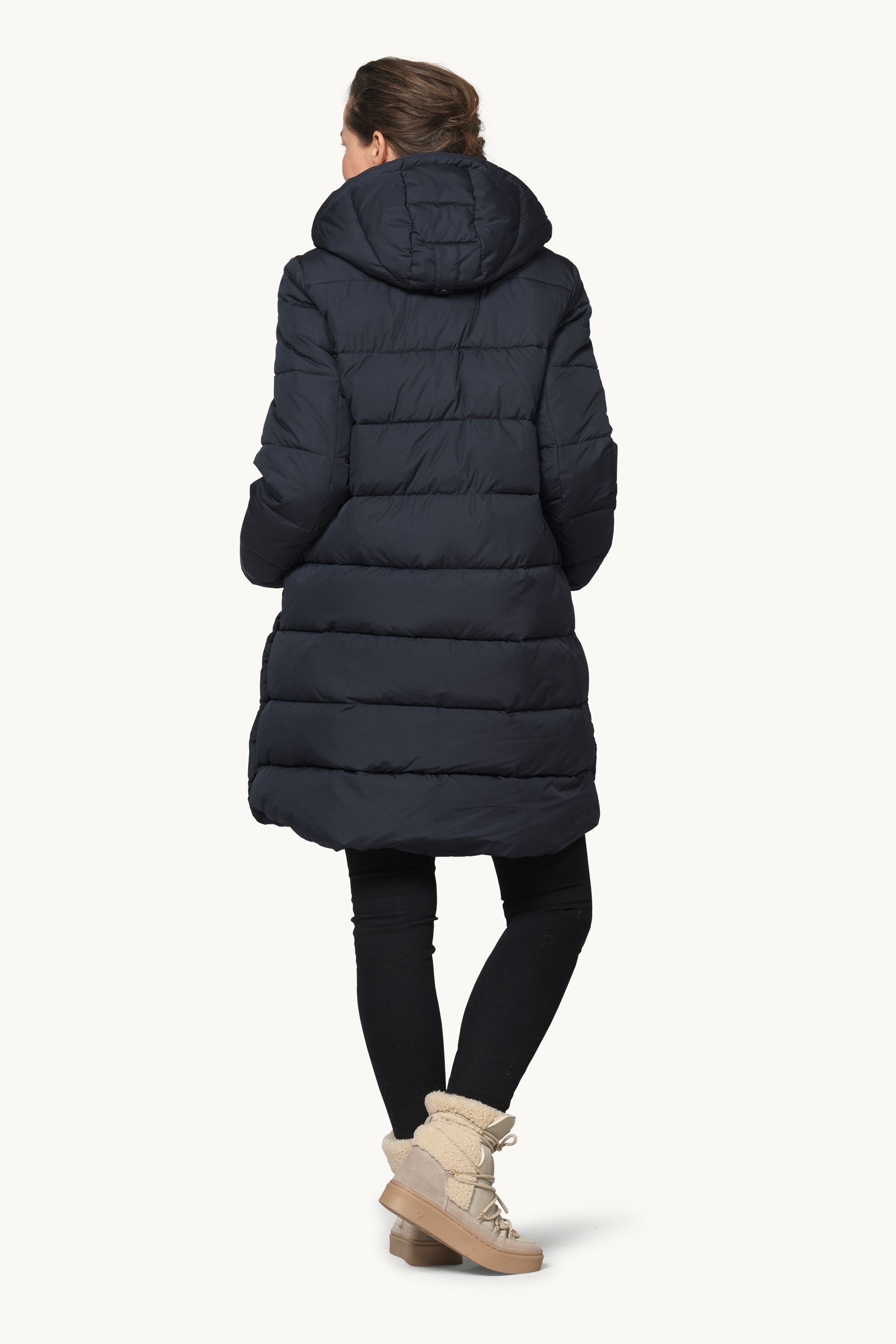 Padded Coat - Dark Indigo
