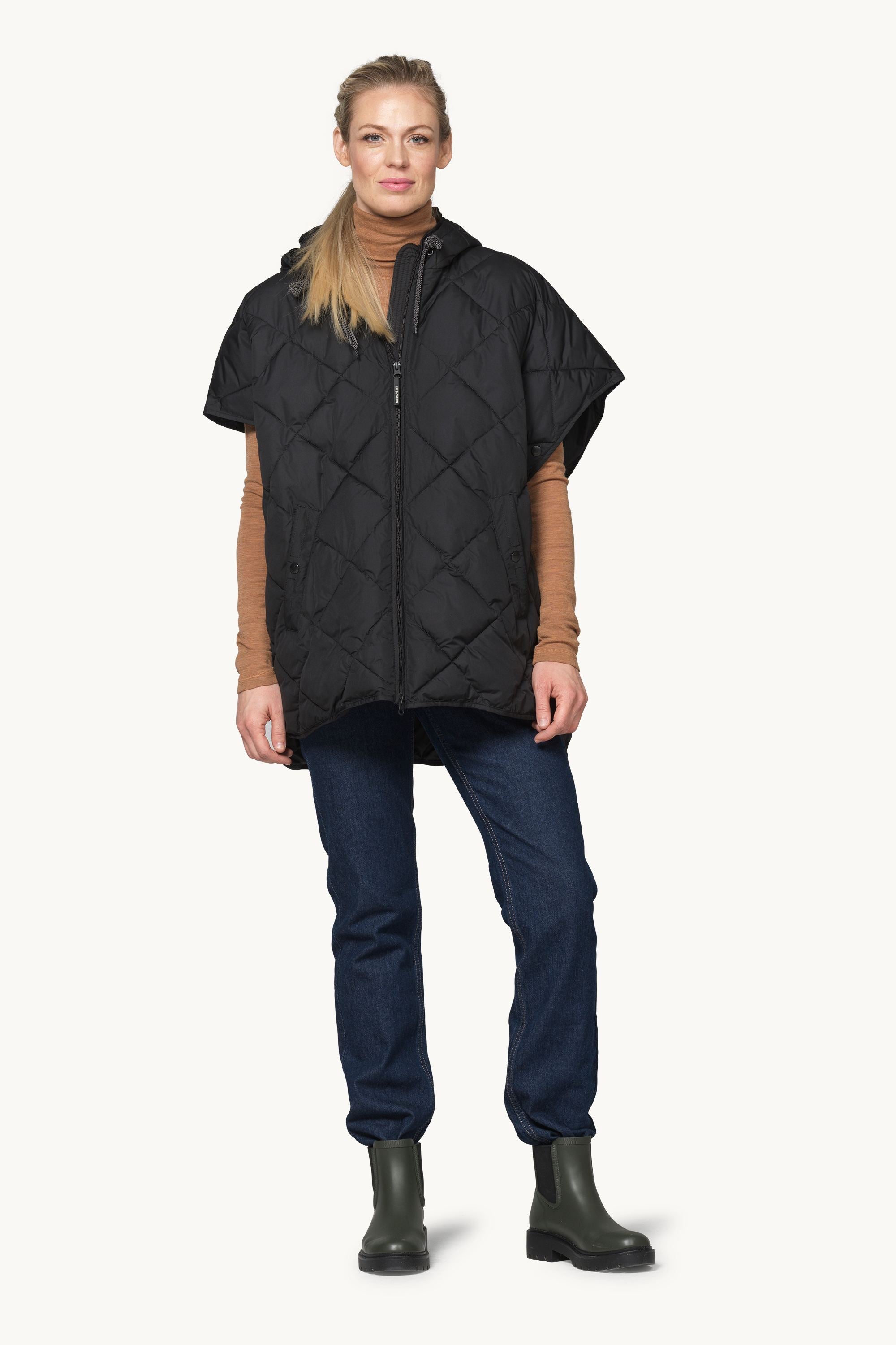 Padded Cape - Black