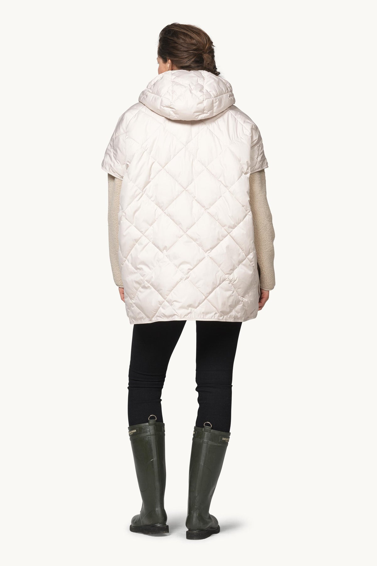 Padded Cape - Silver Grey