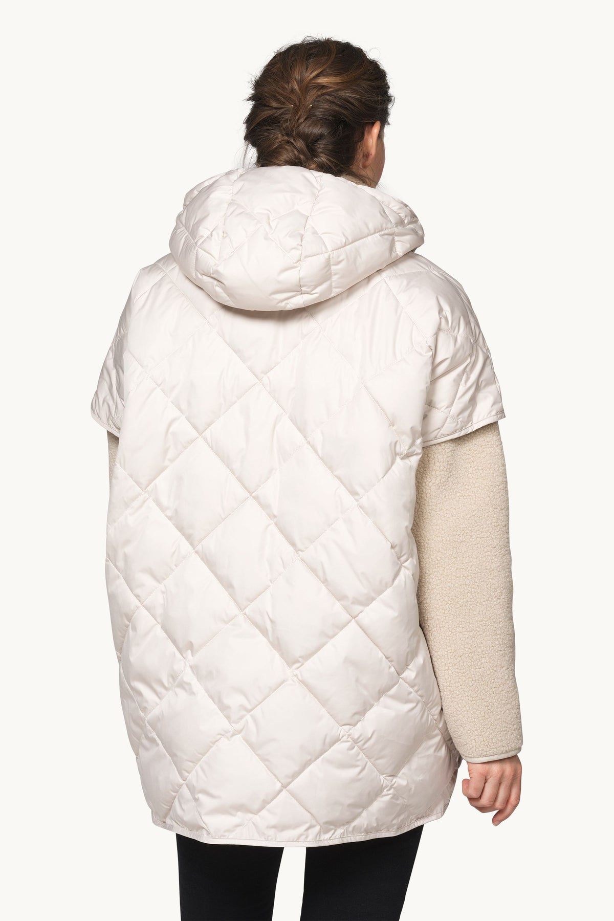 Padded Cape - Silver Grey