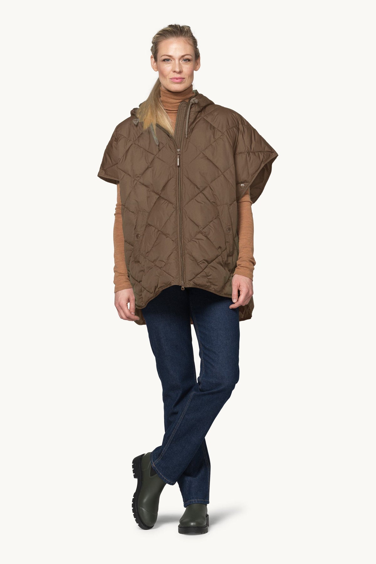Padded Cape - Mud