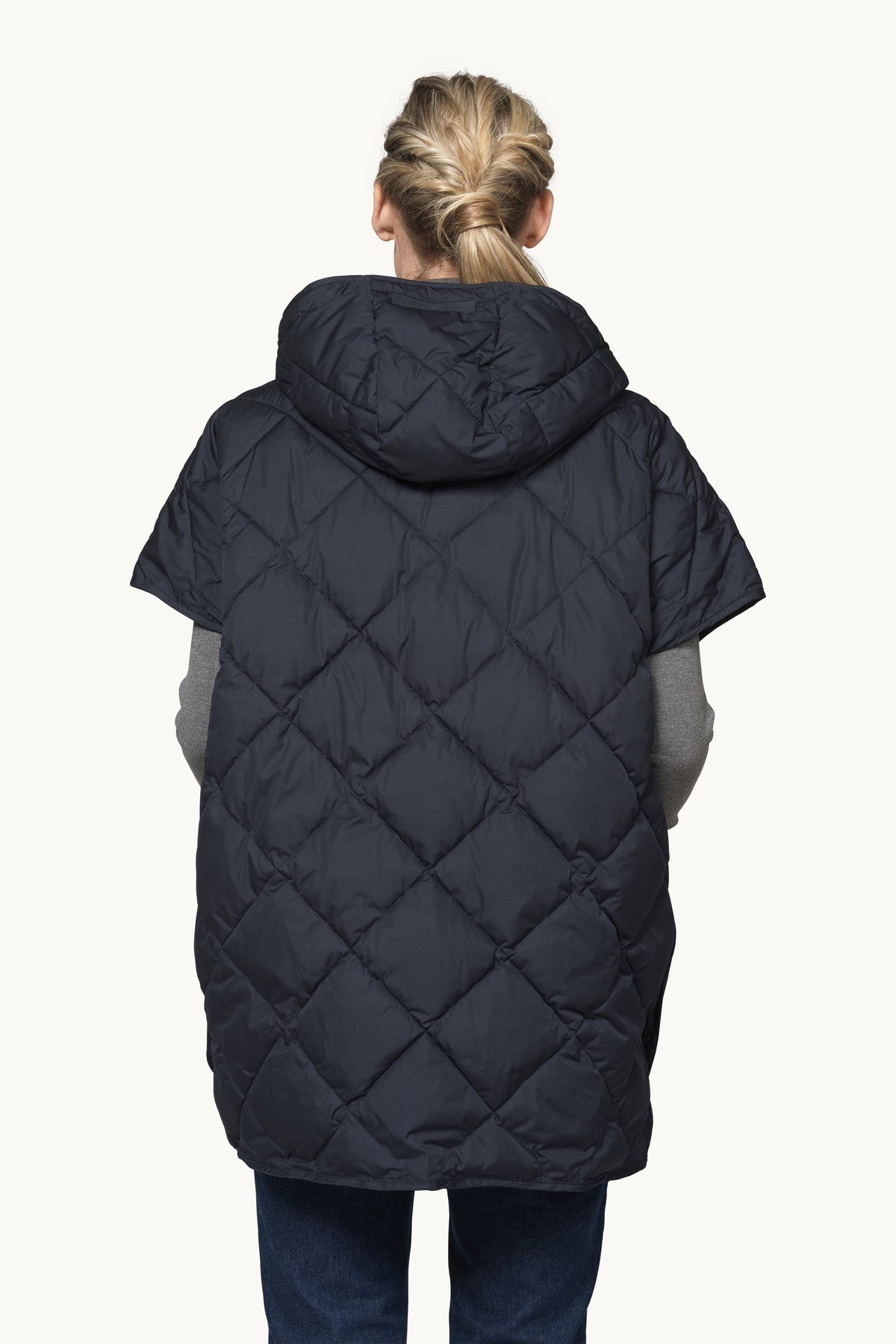 Padded Cape - Dark Indigo