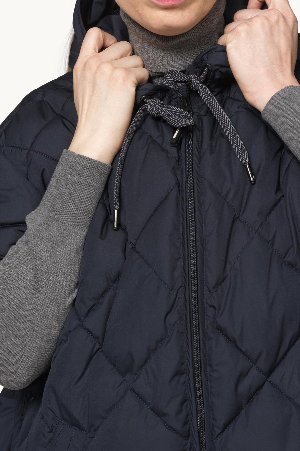Padded Cape - Dark Indigo