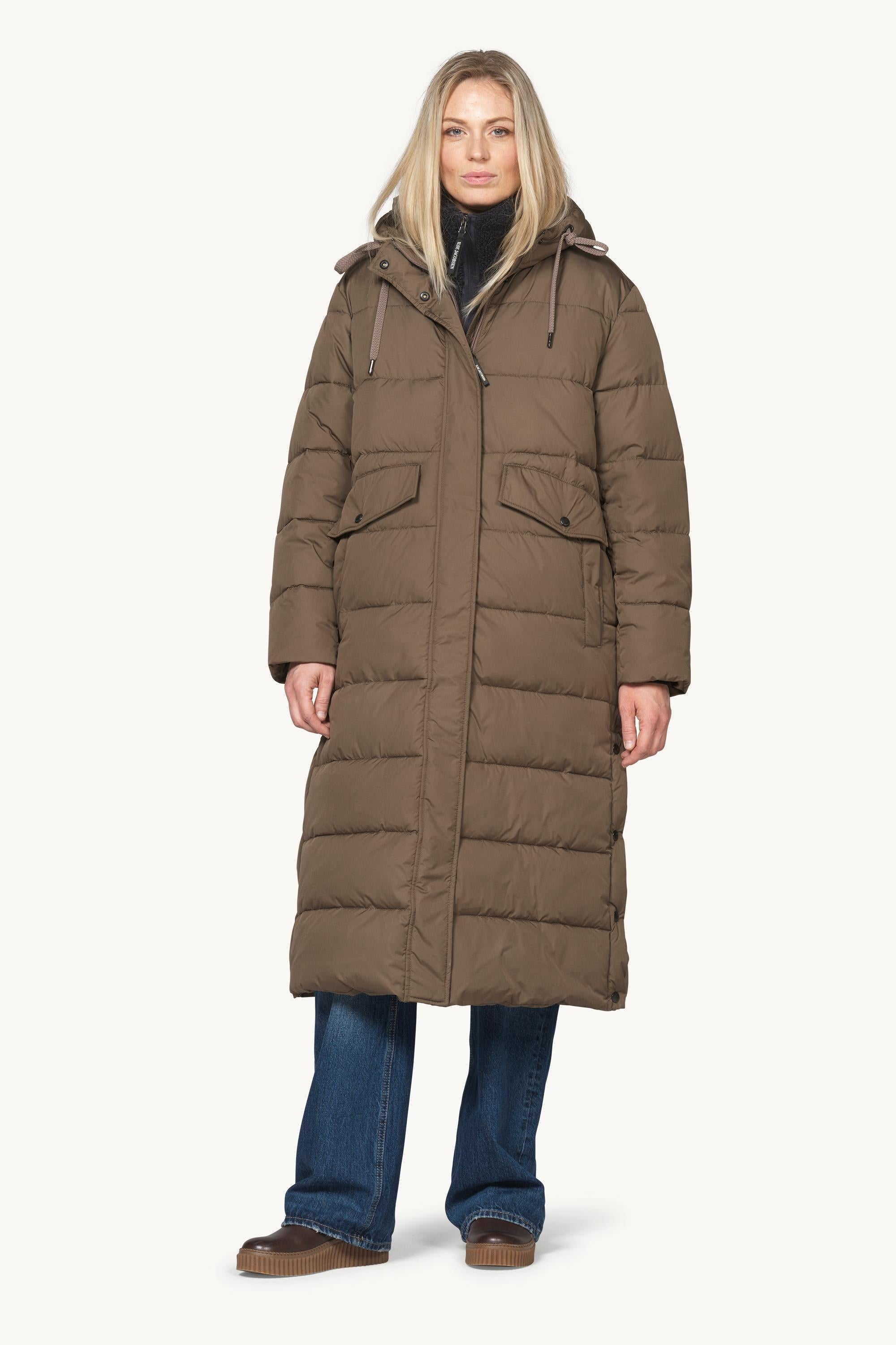 Padded Coat - Mud