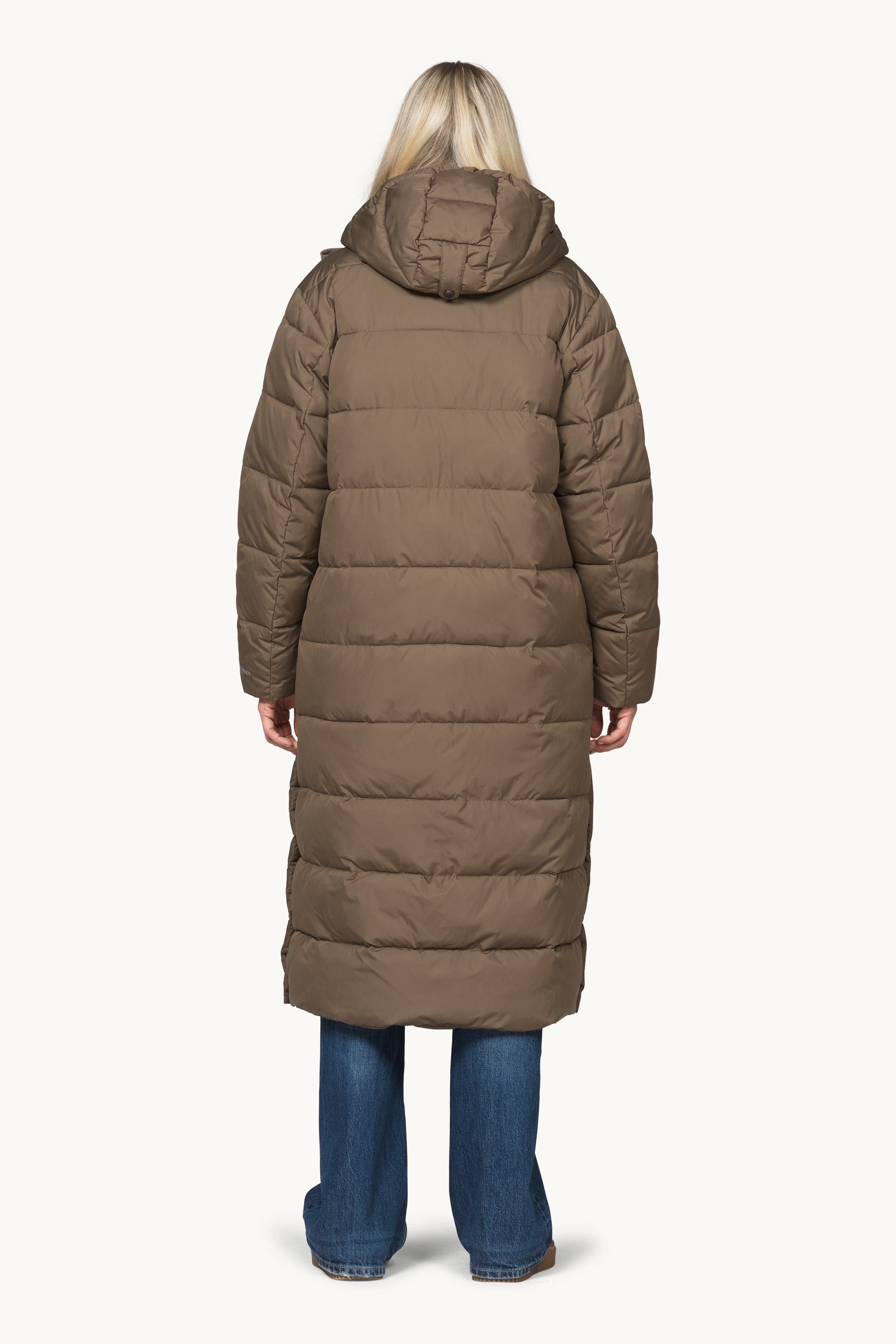 Padded Coat - Mud