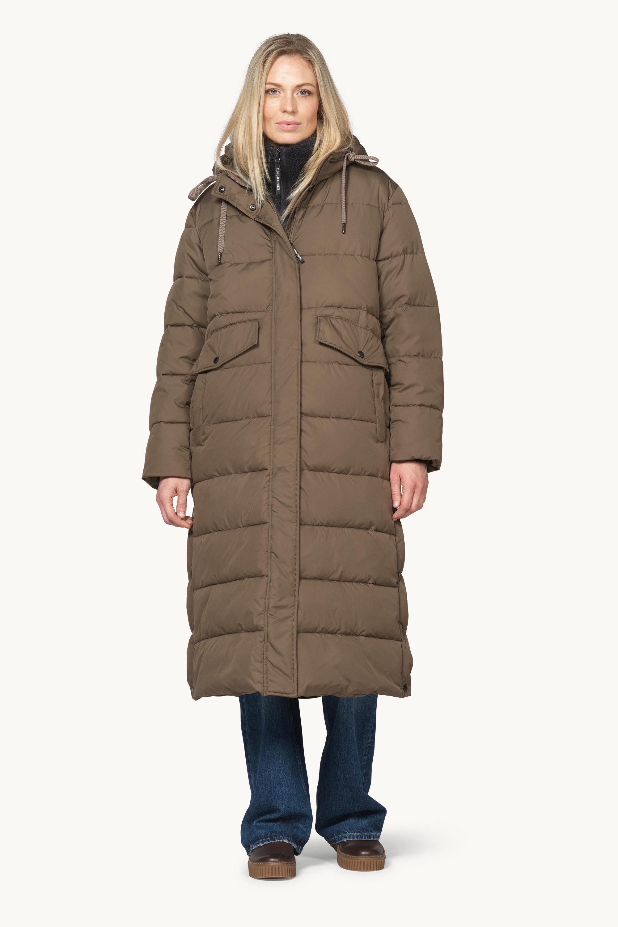 Padded Coat - Mud