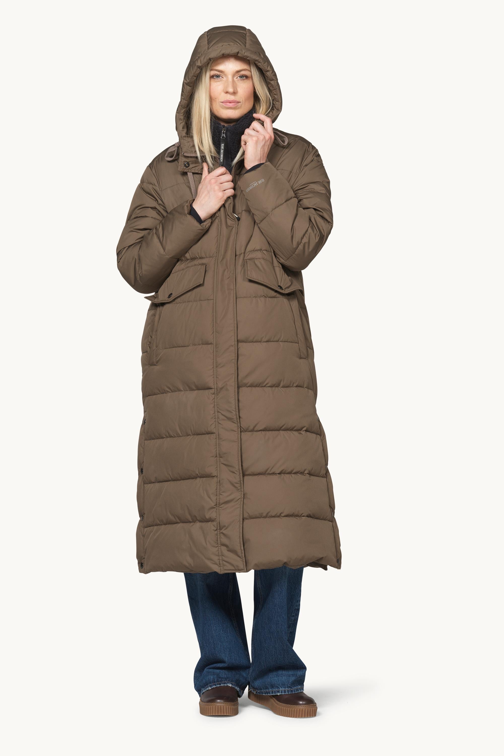 Padded Coat - Mud