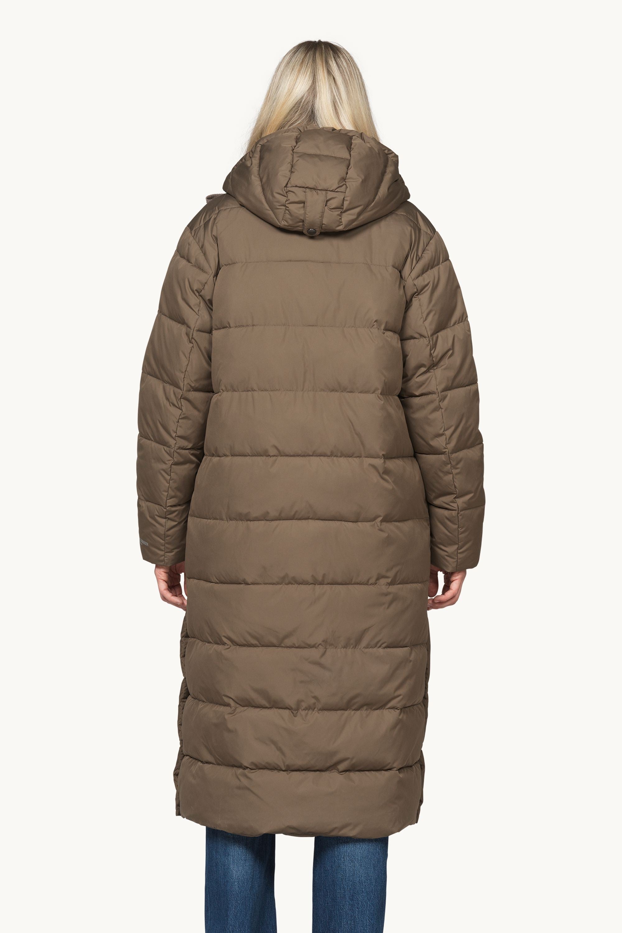 Padded Coat - Mud