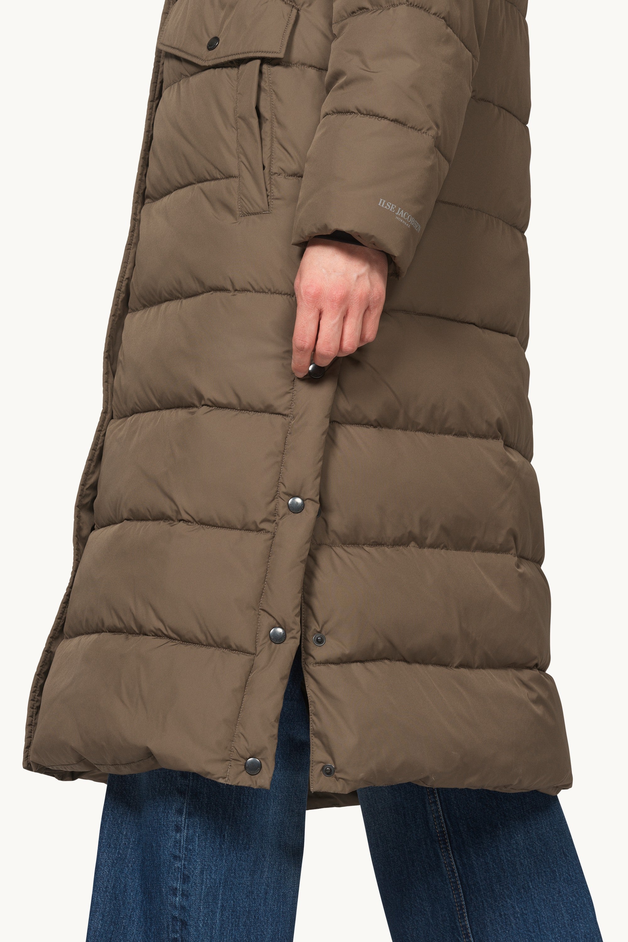 Padded Coat - Mud