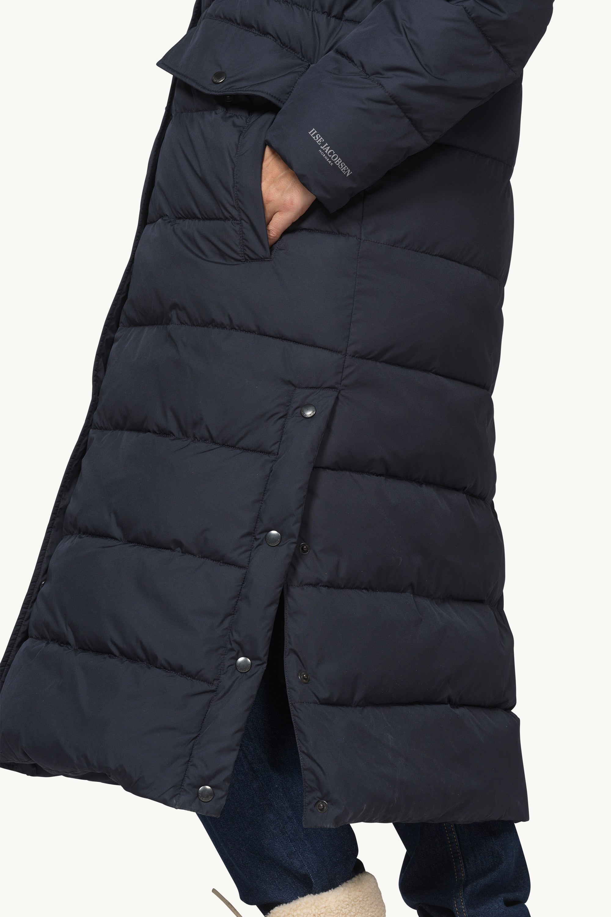 Padded Coat - Dark Indigo