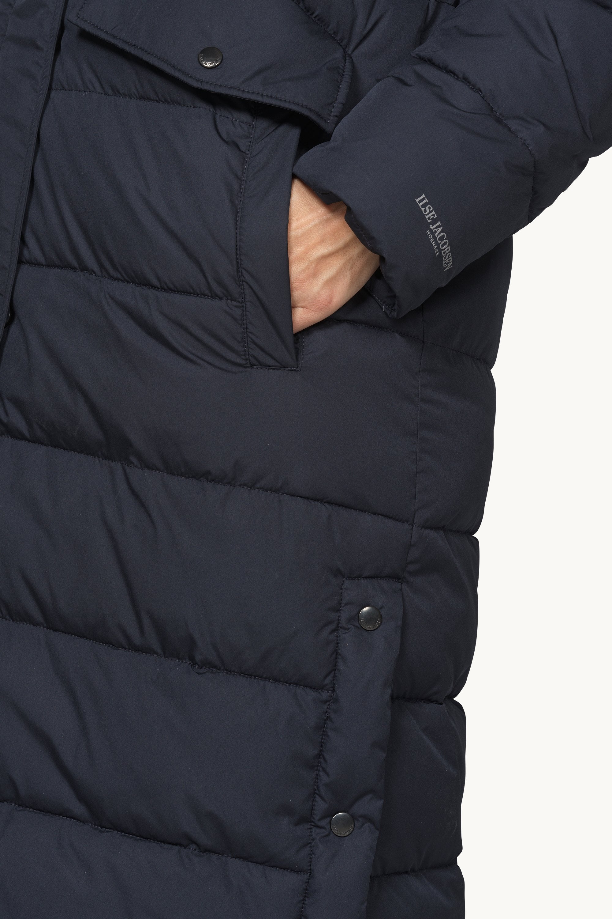 Padded Coat - Dark Indigo