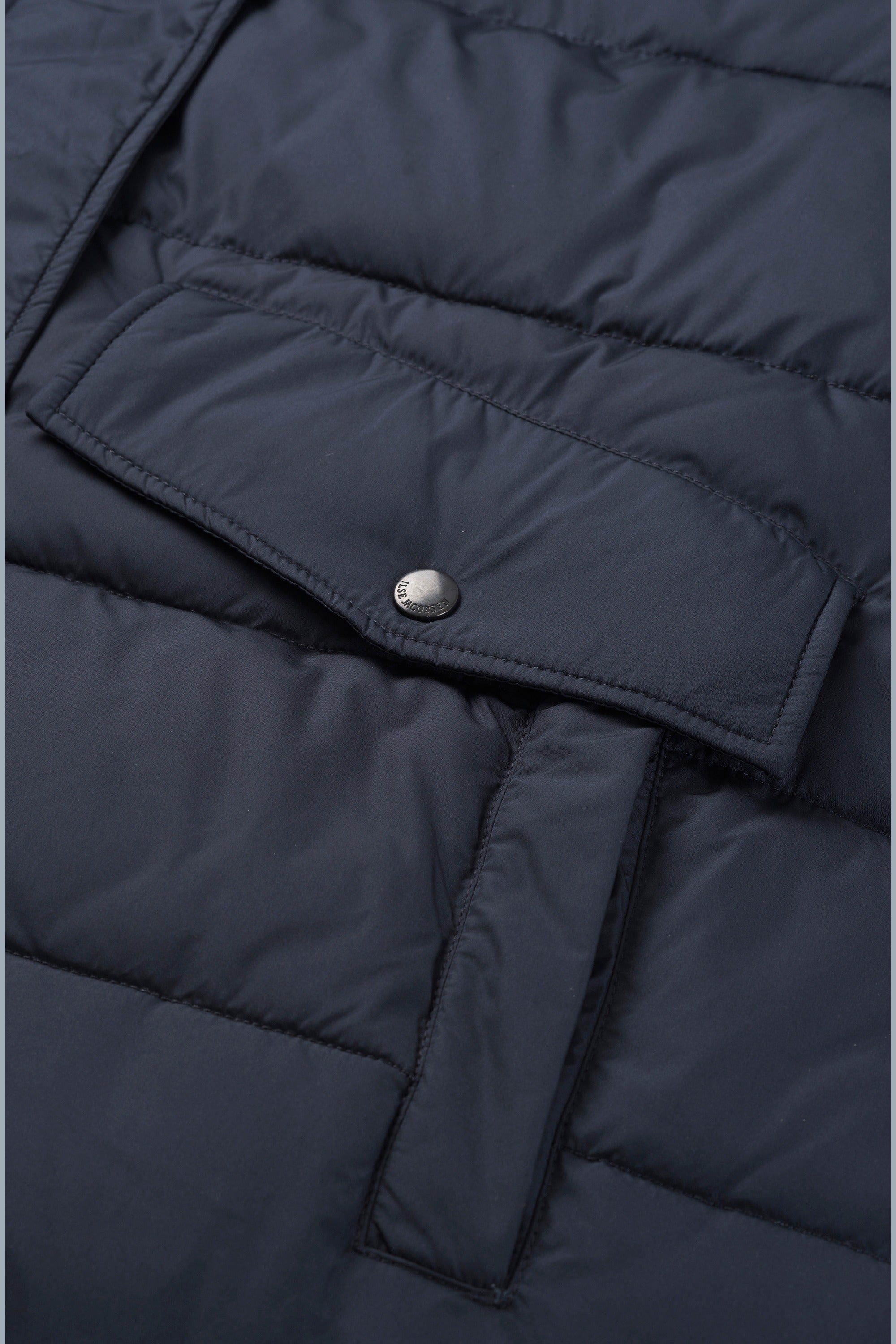 Padded Coat - Dark Indigo