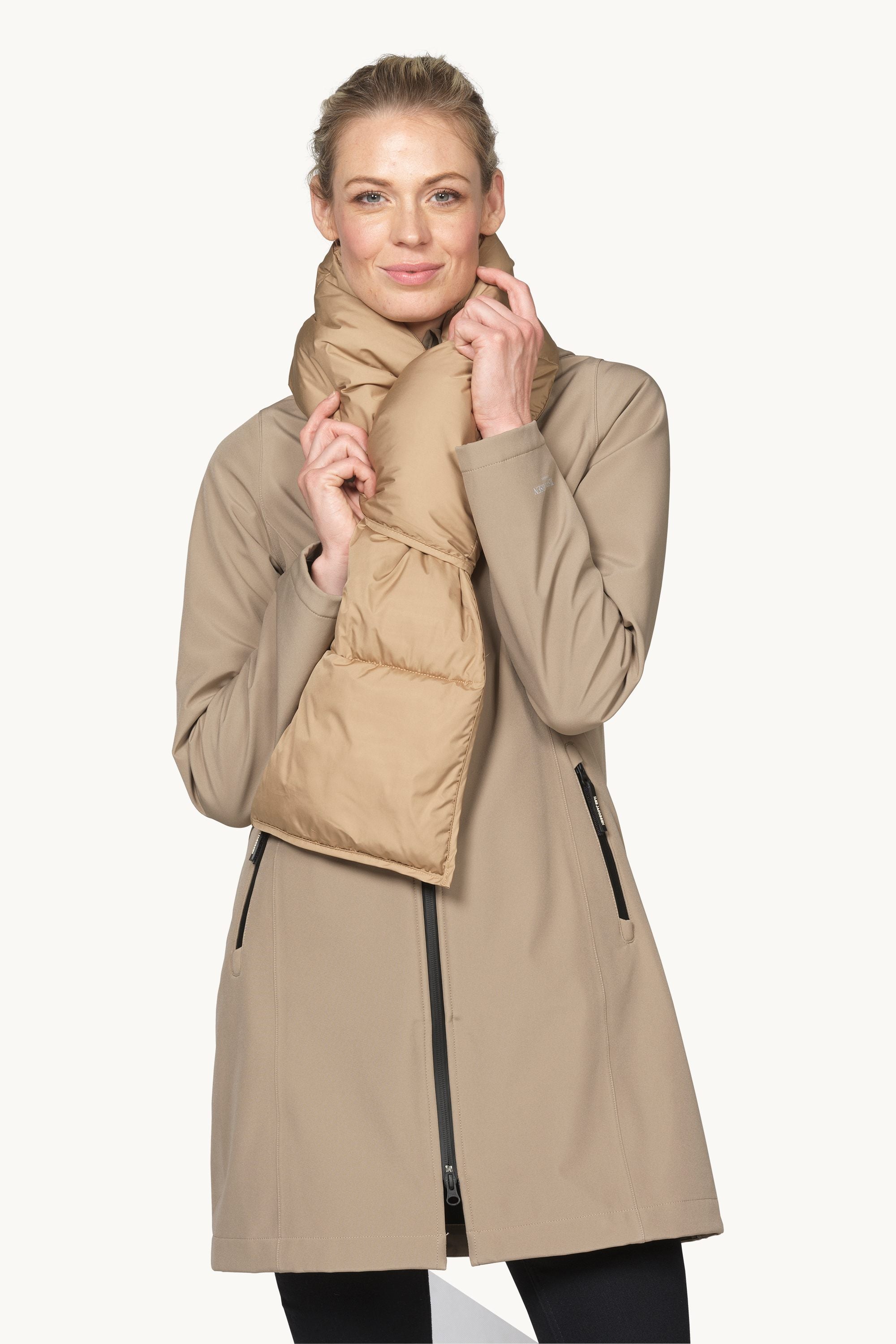 Padded Scarf - Sepia Tint
