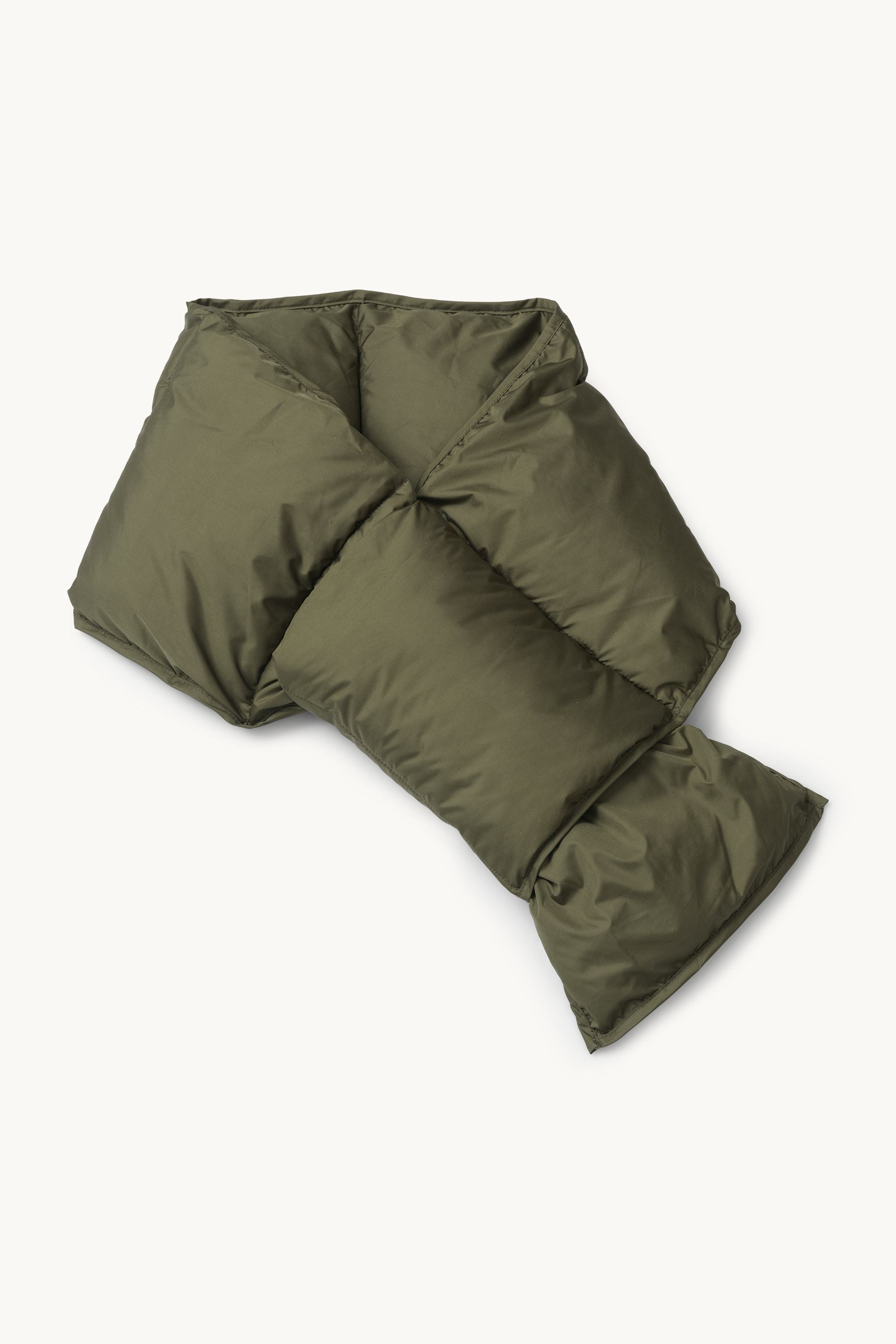 Padded Scarf - Dark Olive