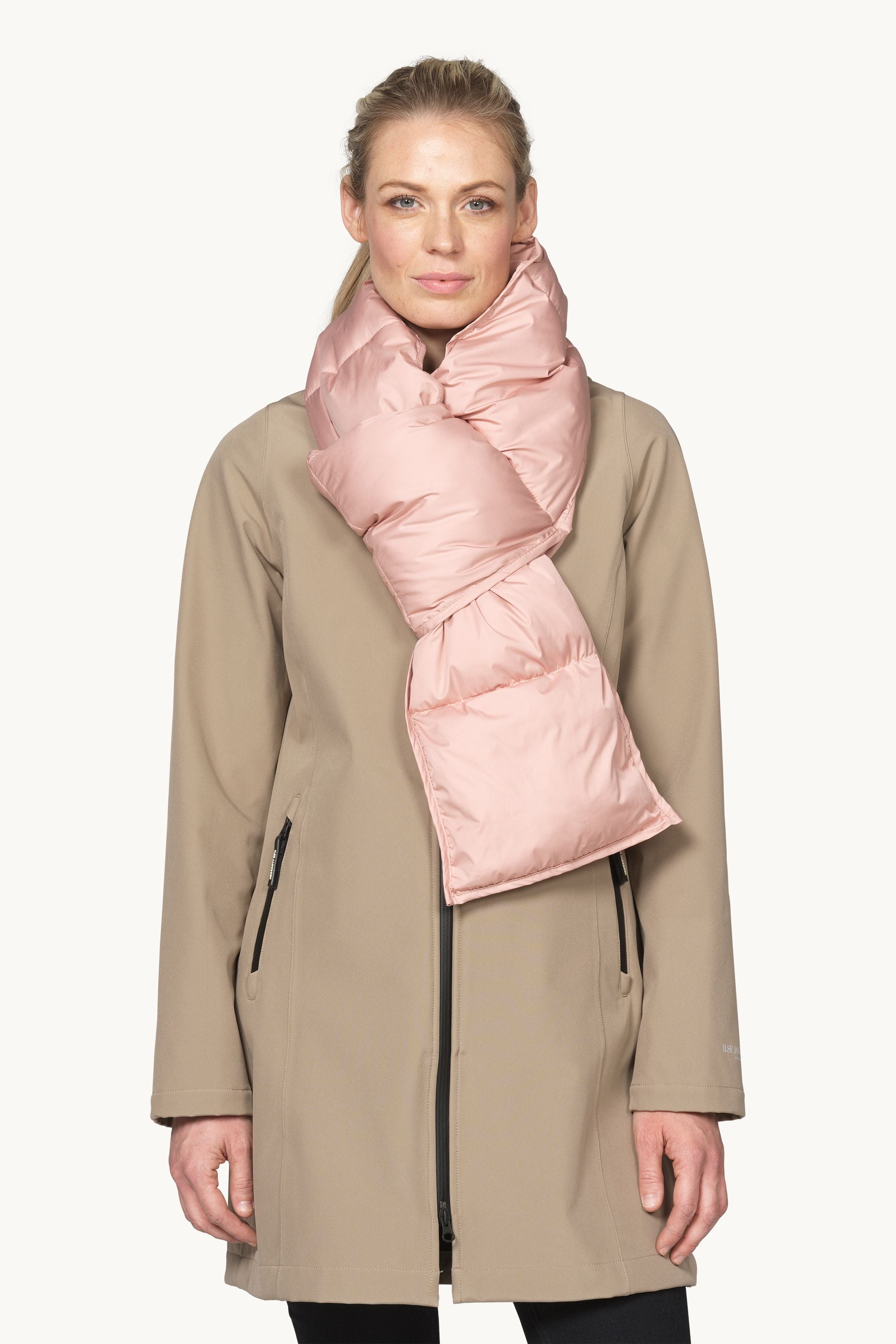 Padded Scarf - Ash Rose