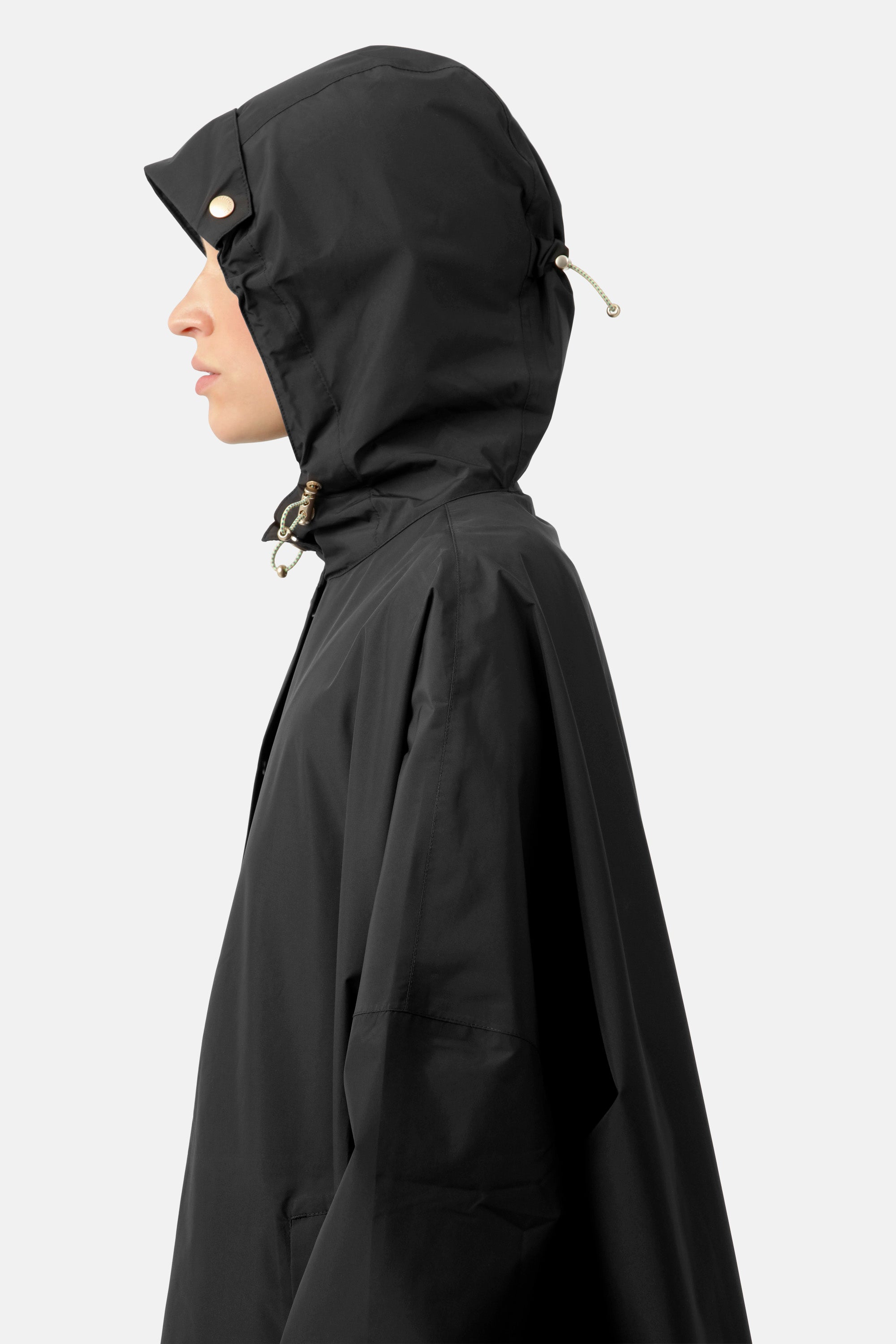 Ilse Jacobsen Hornbæk Rain Poncho w. Sleeves Poncho 001 Black