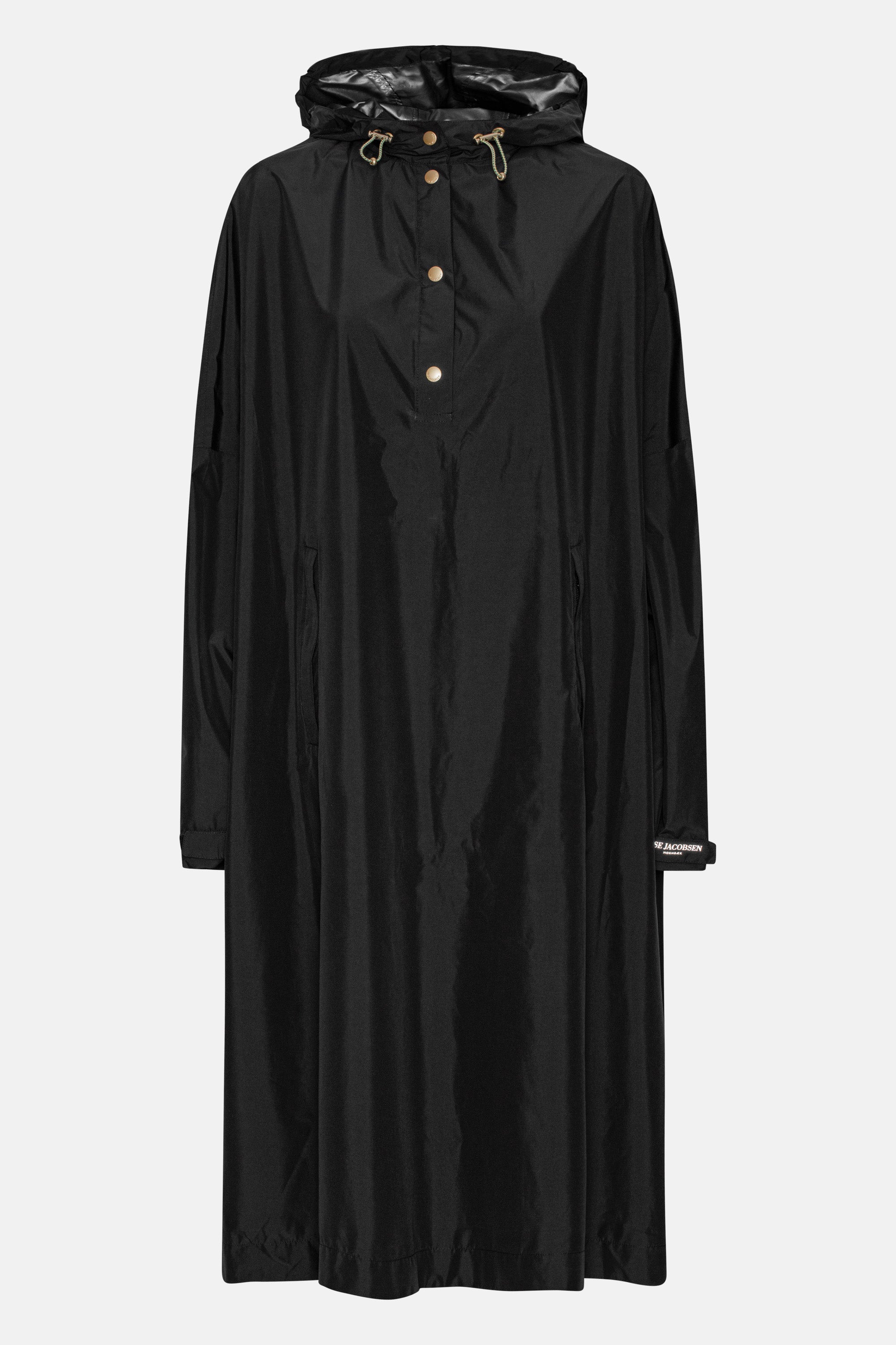 Ilse Jacobsen Hornbæk Rain Poncho w. Sleeves Poncho 001 Black