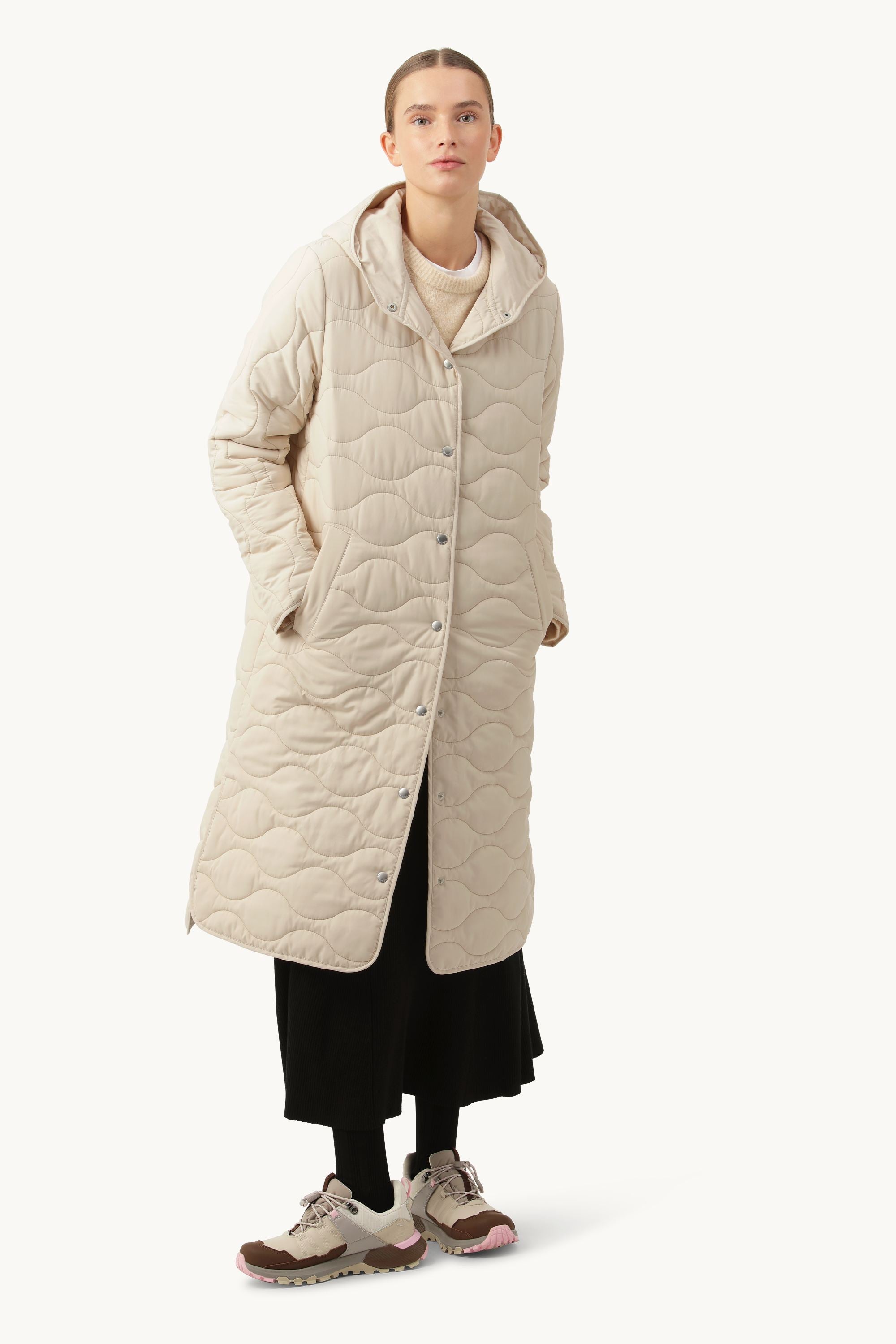Manteau matelassé - Sable clair