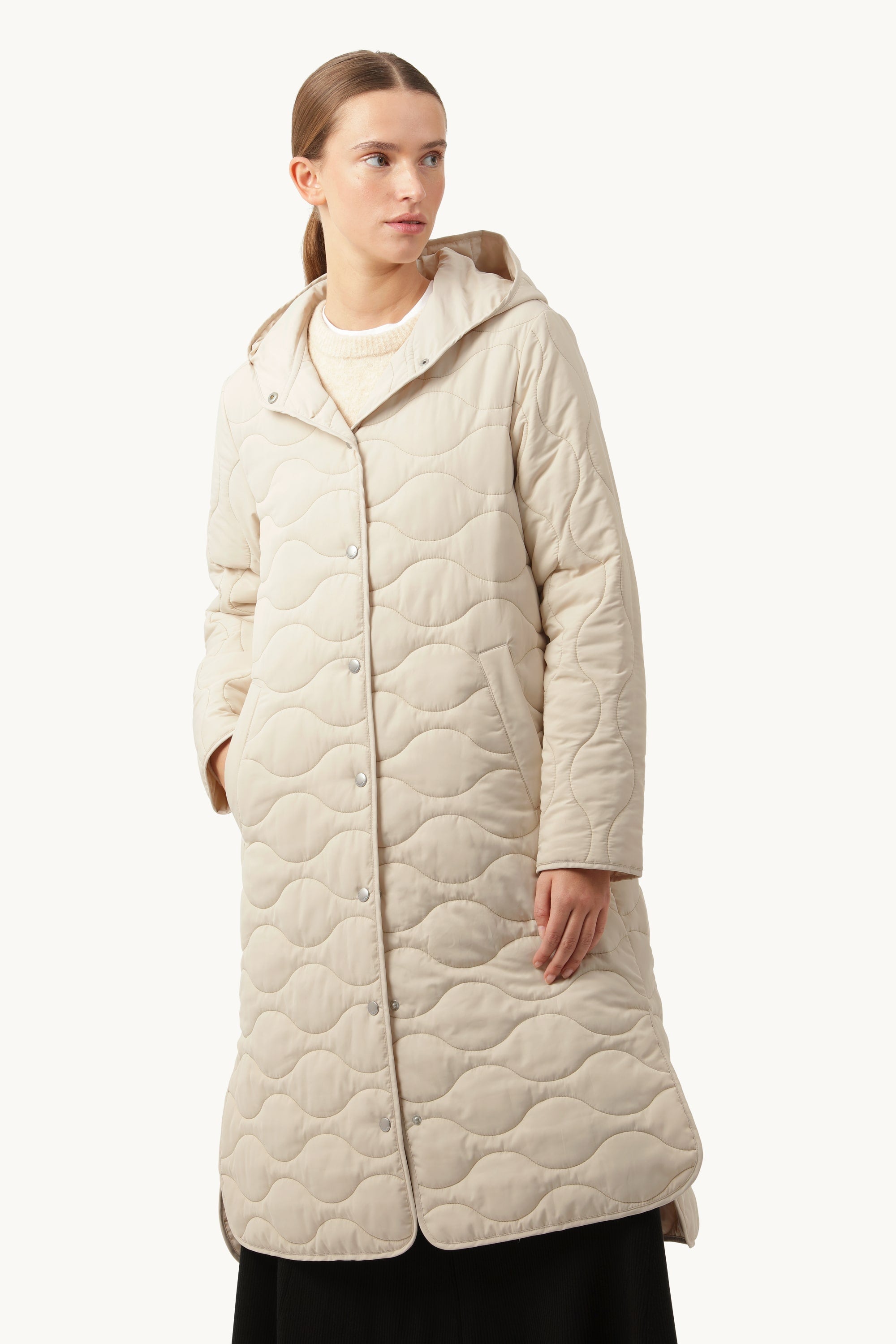 Manteau matelassé - Sable clair