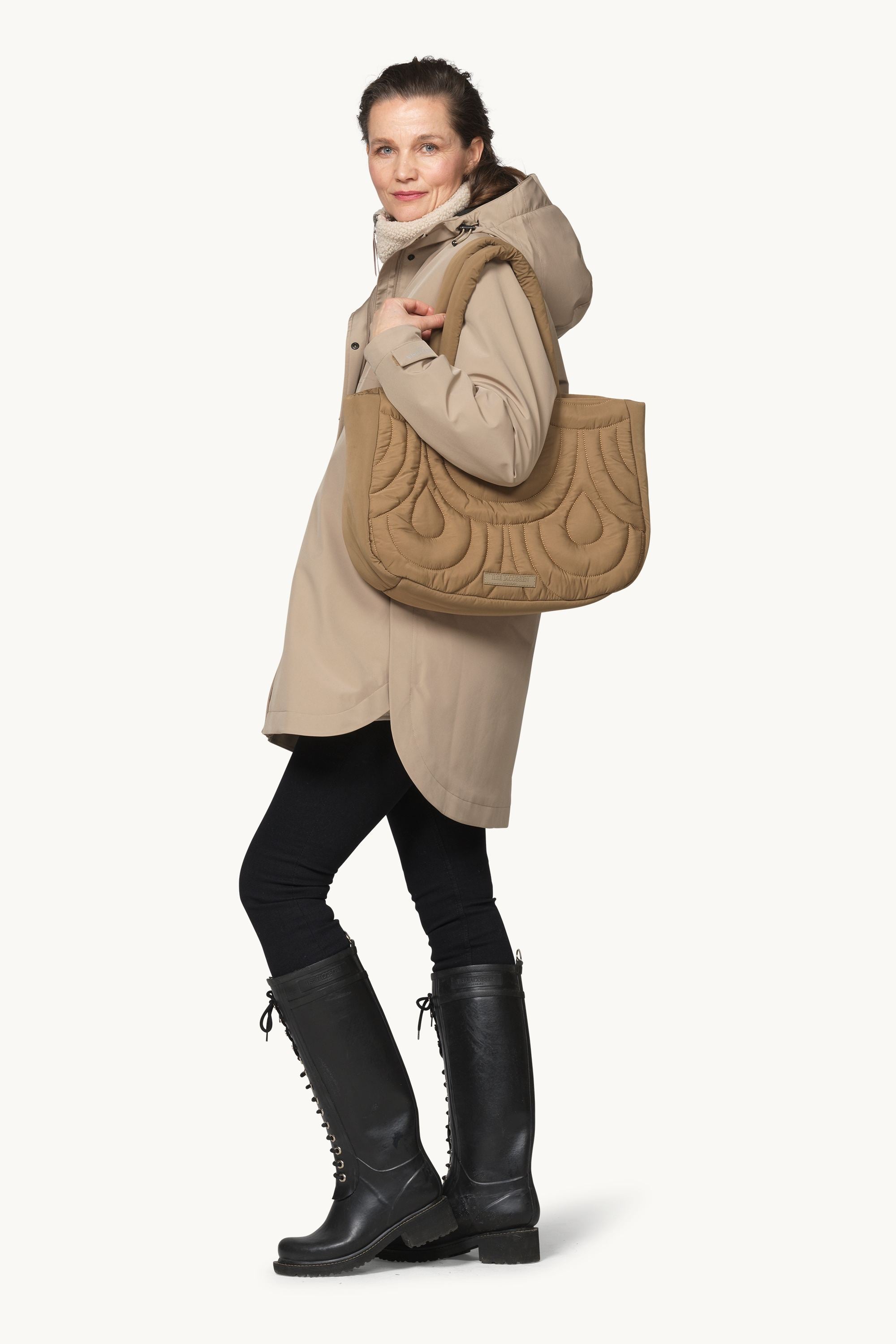 Quilted Bag - Sepia Tint