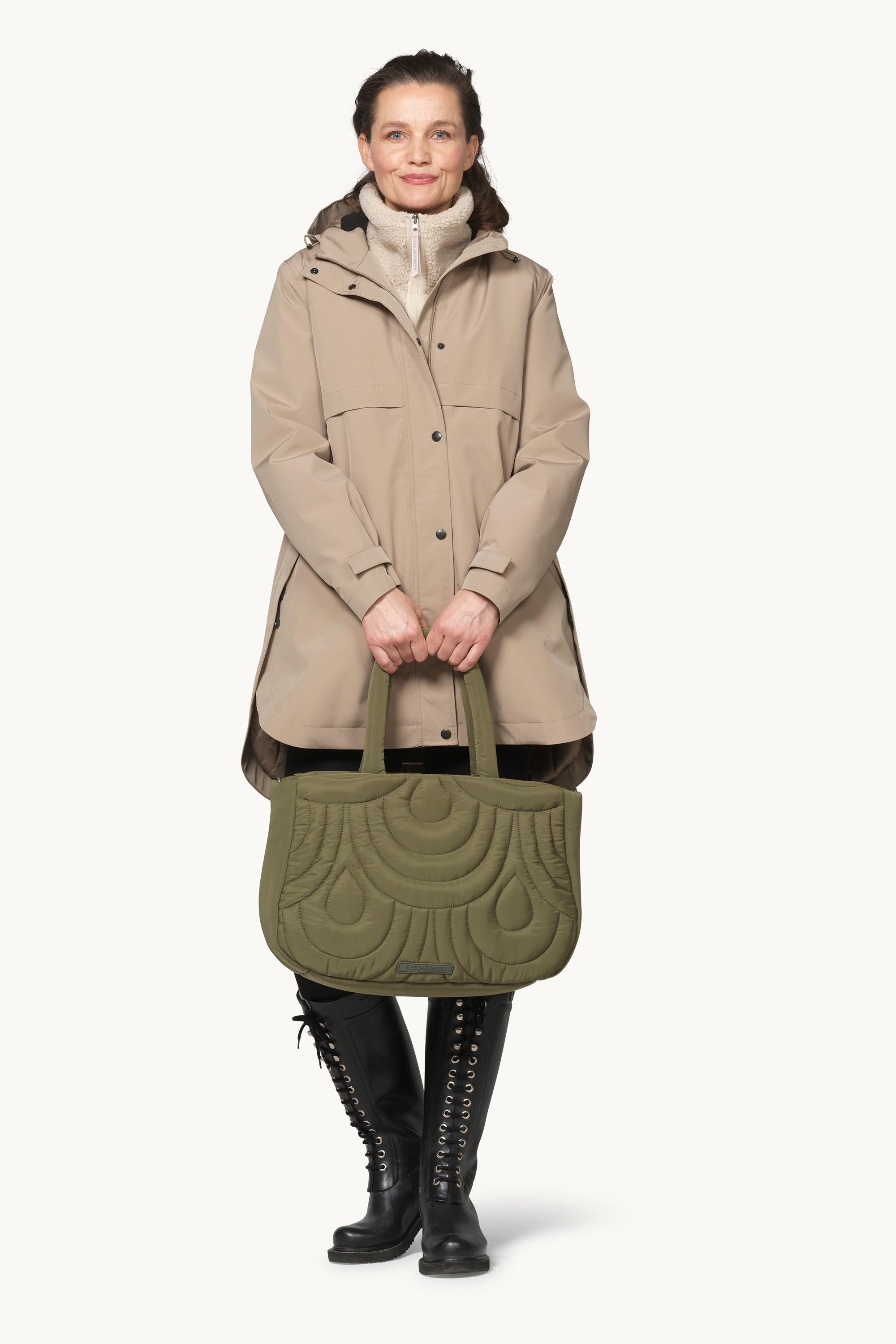 Quilted Bag - Olive Night
