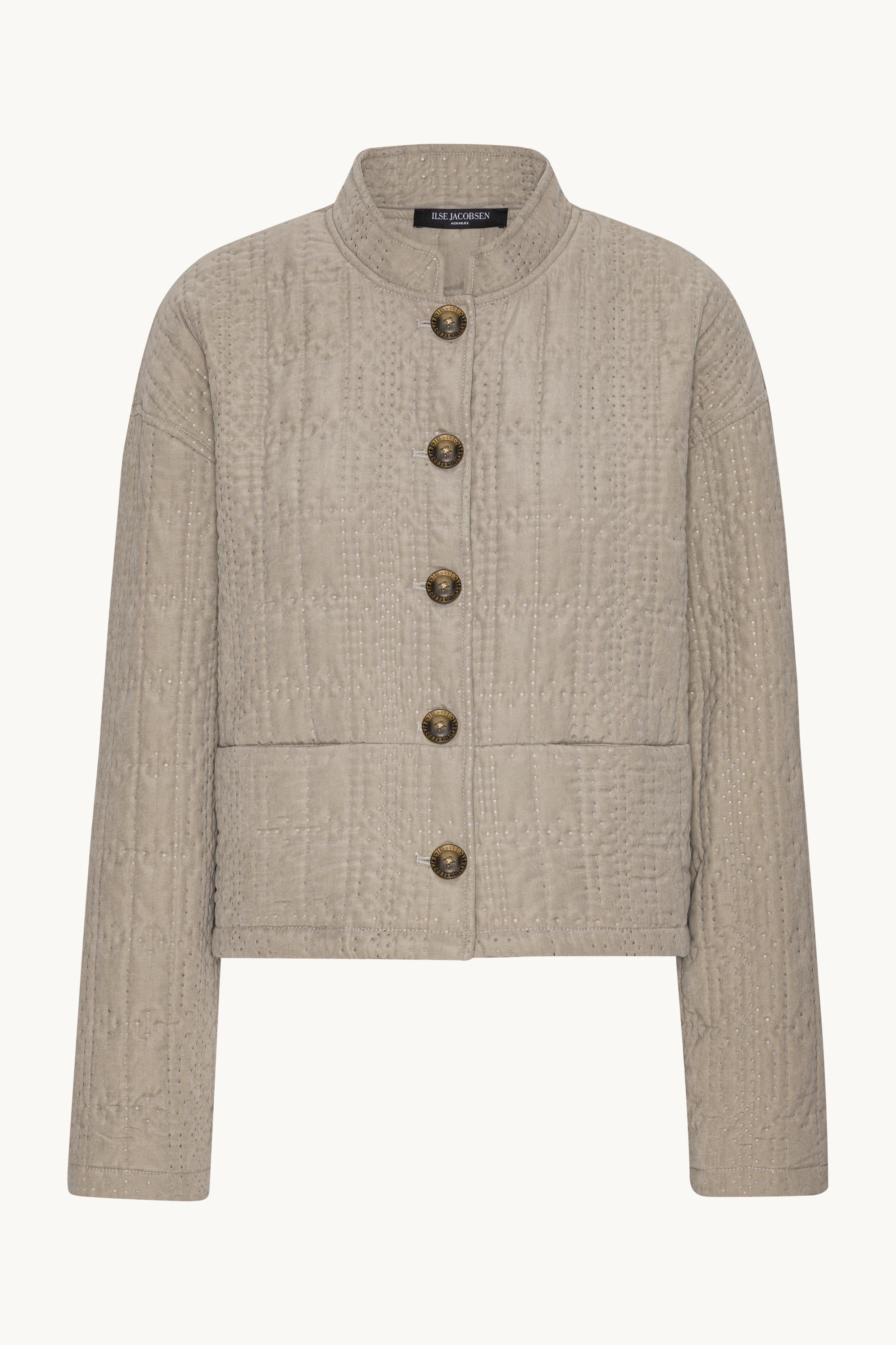 Veste Matelassée Courte - Greige