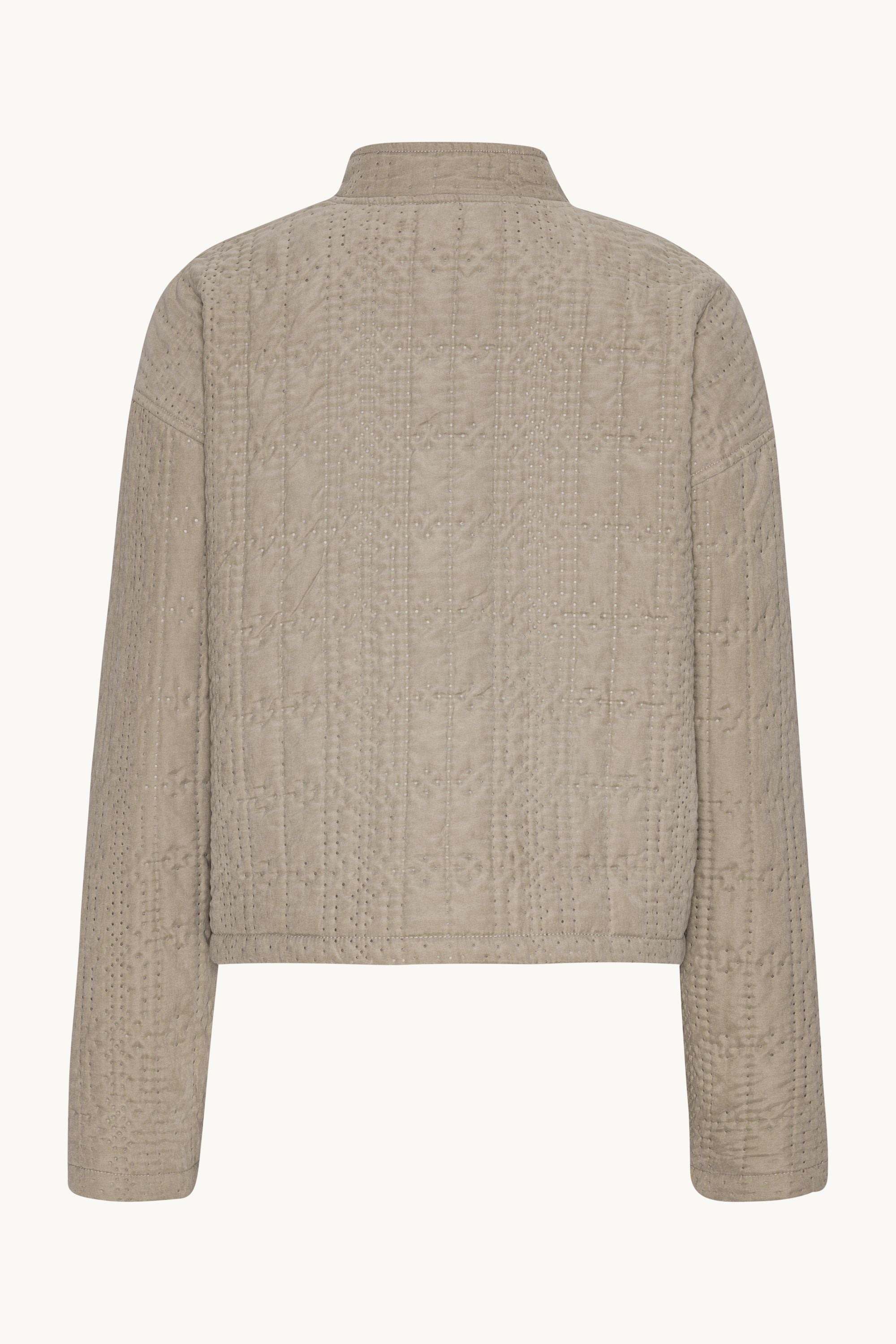 Veste Matelassée Courte - Greige