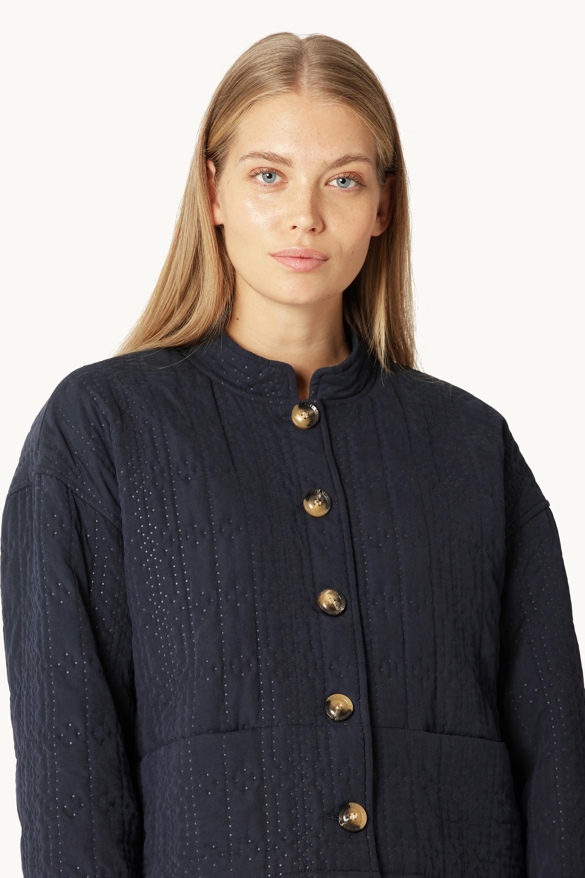 Veste Matelassée Courte - Dark Indigo