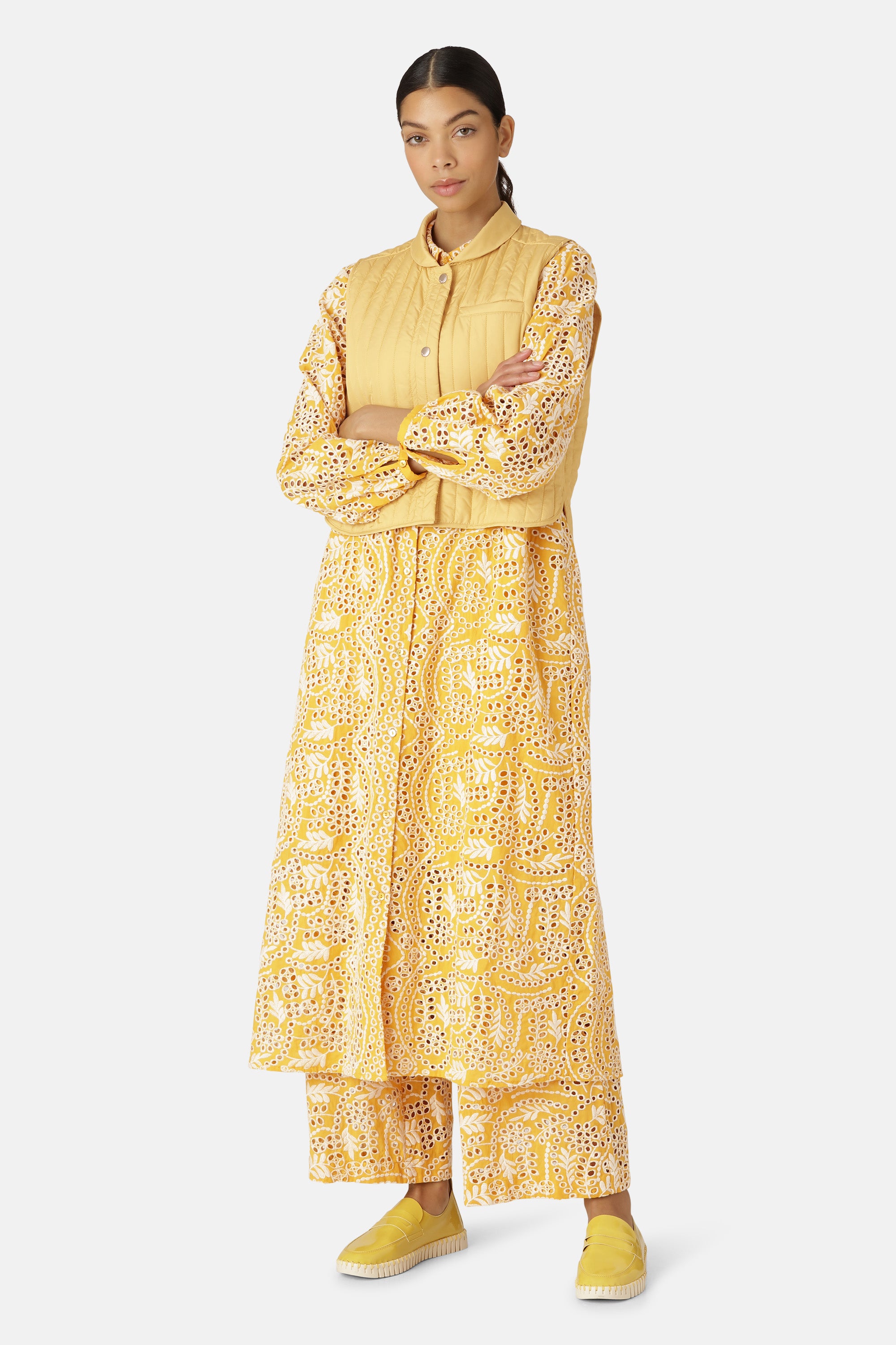 Ilse Jacobsen Hornbæk Outerwear Quilt Vest Vest 844 Marigold