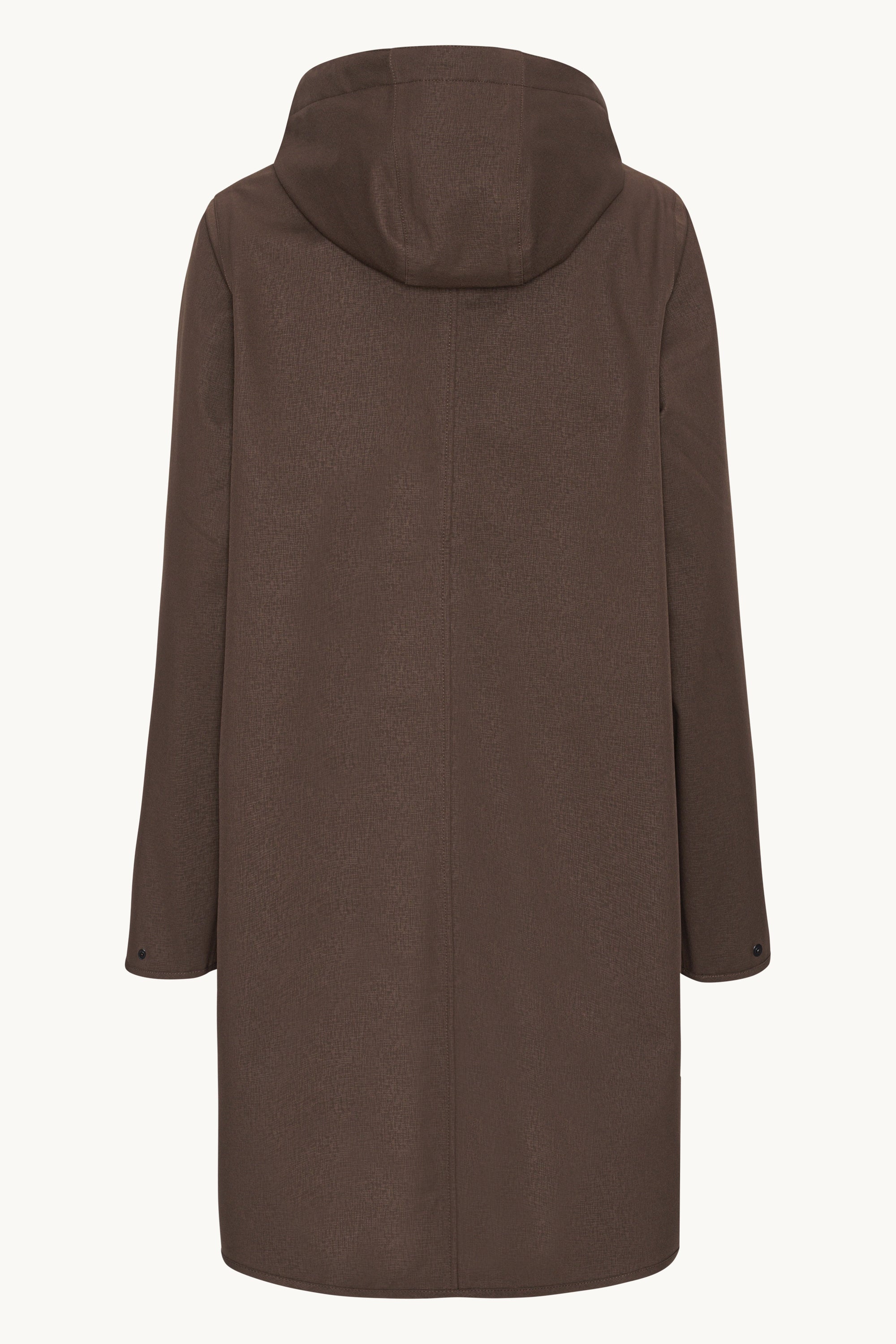 Softshell Raincoat A-line - Chocolate Brown