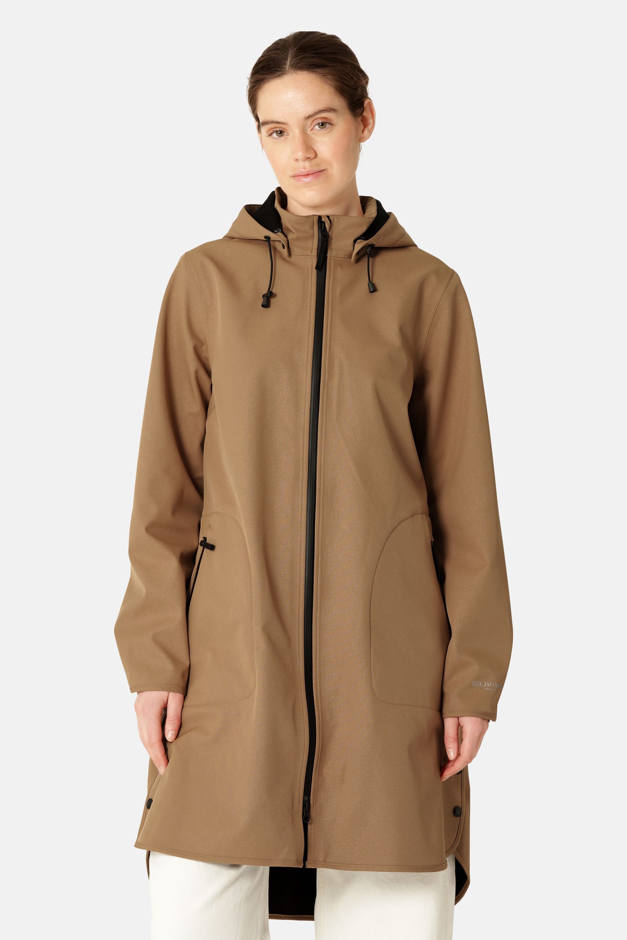 Softshell Raincoat A-line - Mocca