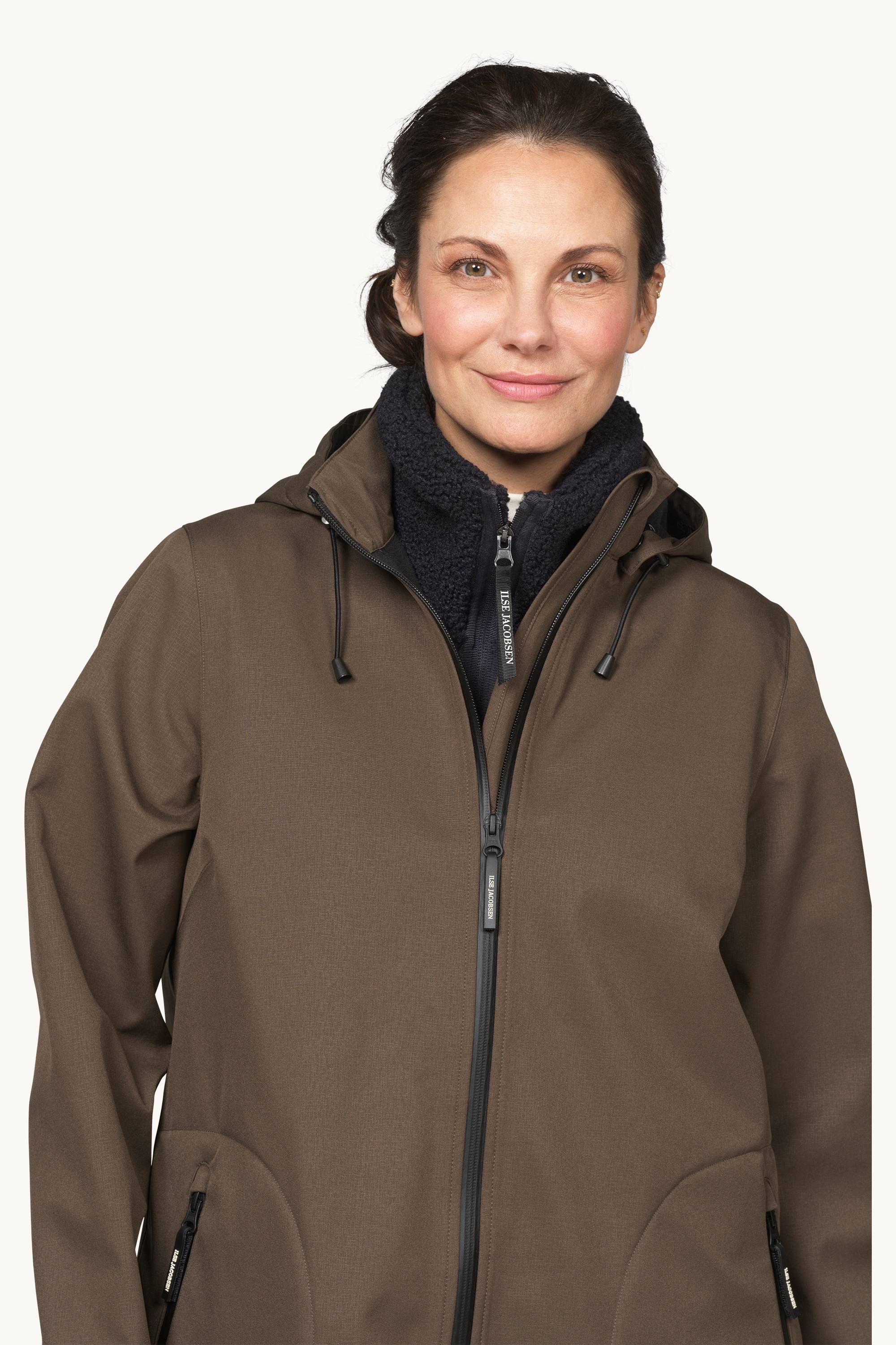 Softshell Raincoat A-line - Wren