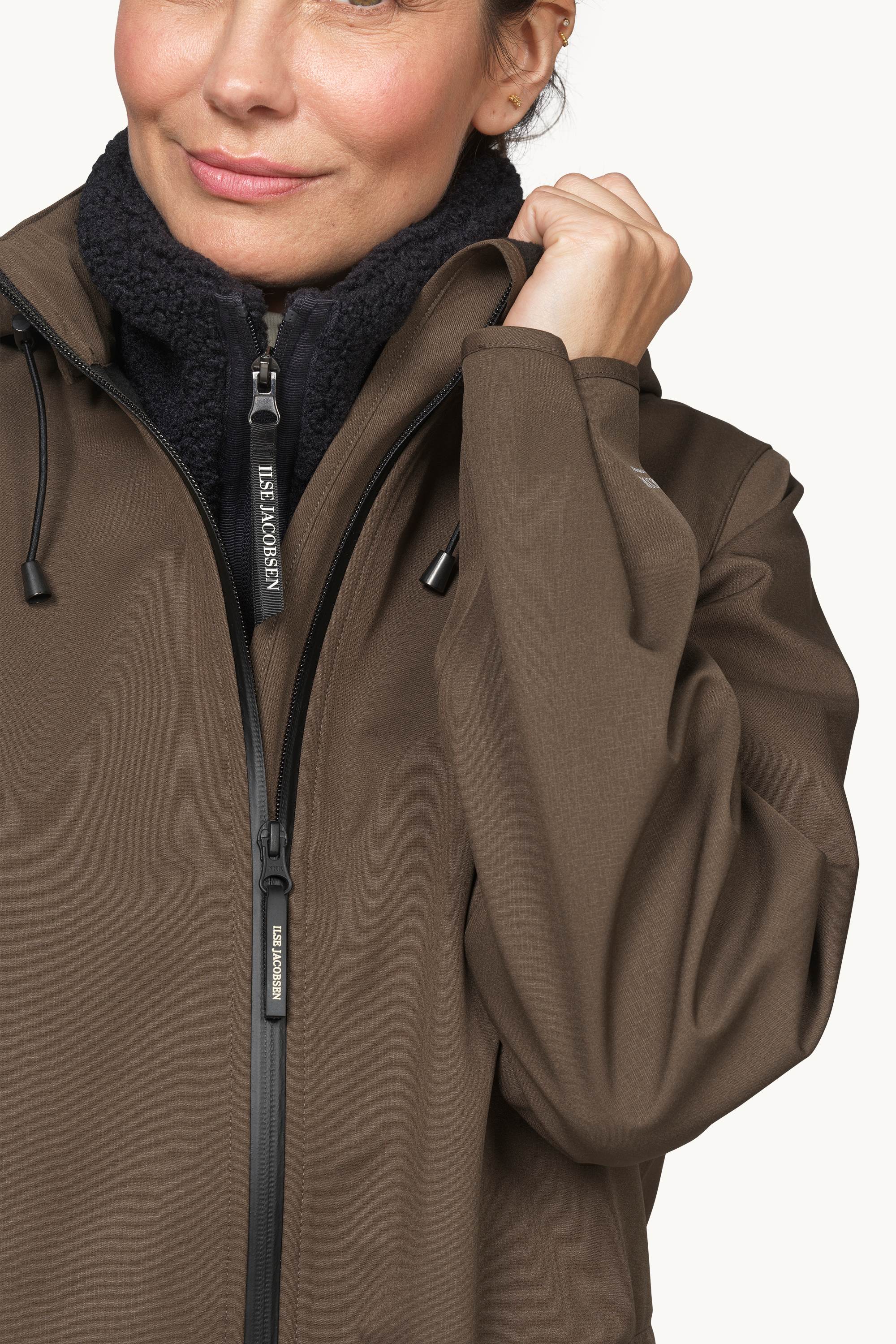 Softshell Raincoat A-line - Wren