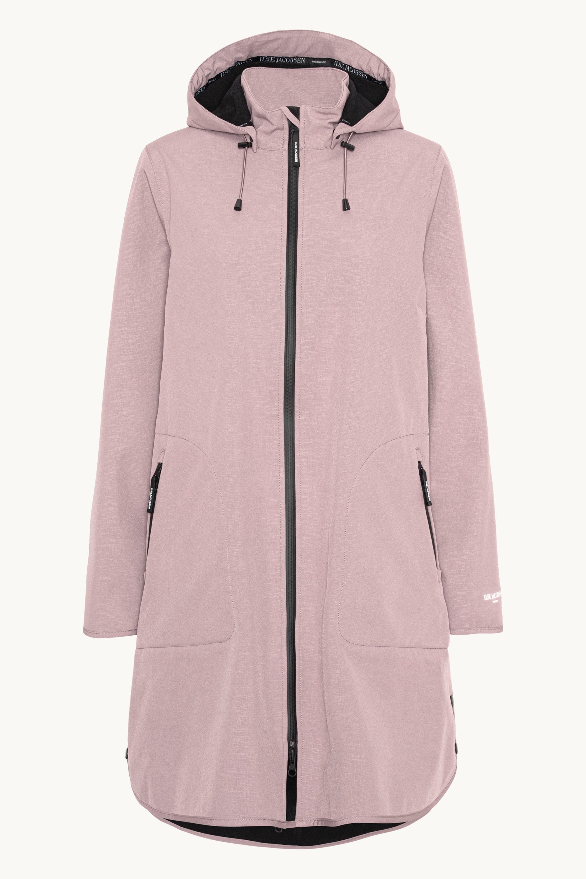 Softshell Raincoat A-line - Adobe Rose