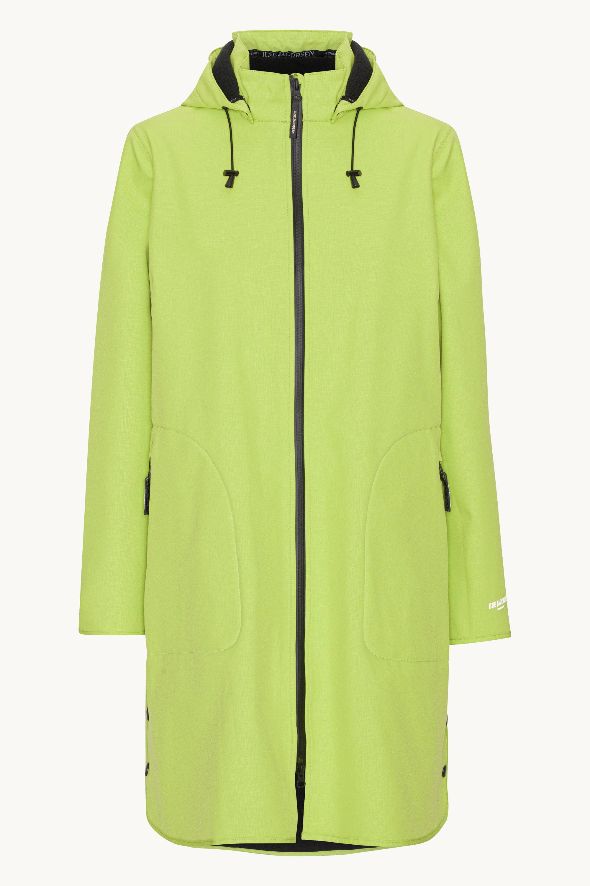Softshell Raincoat A-line - Lime Green