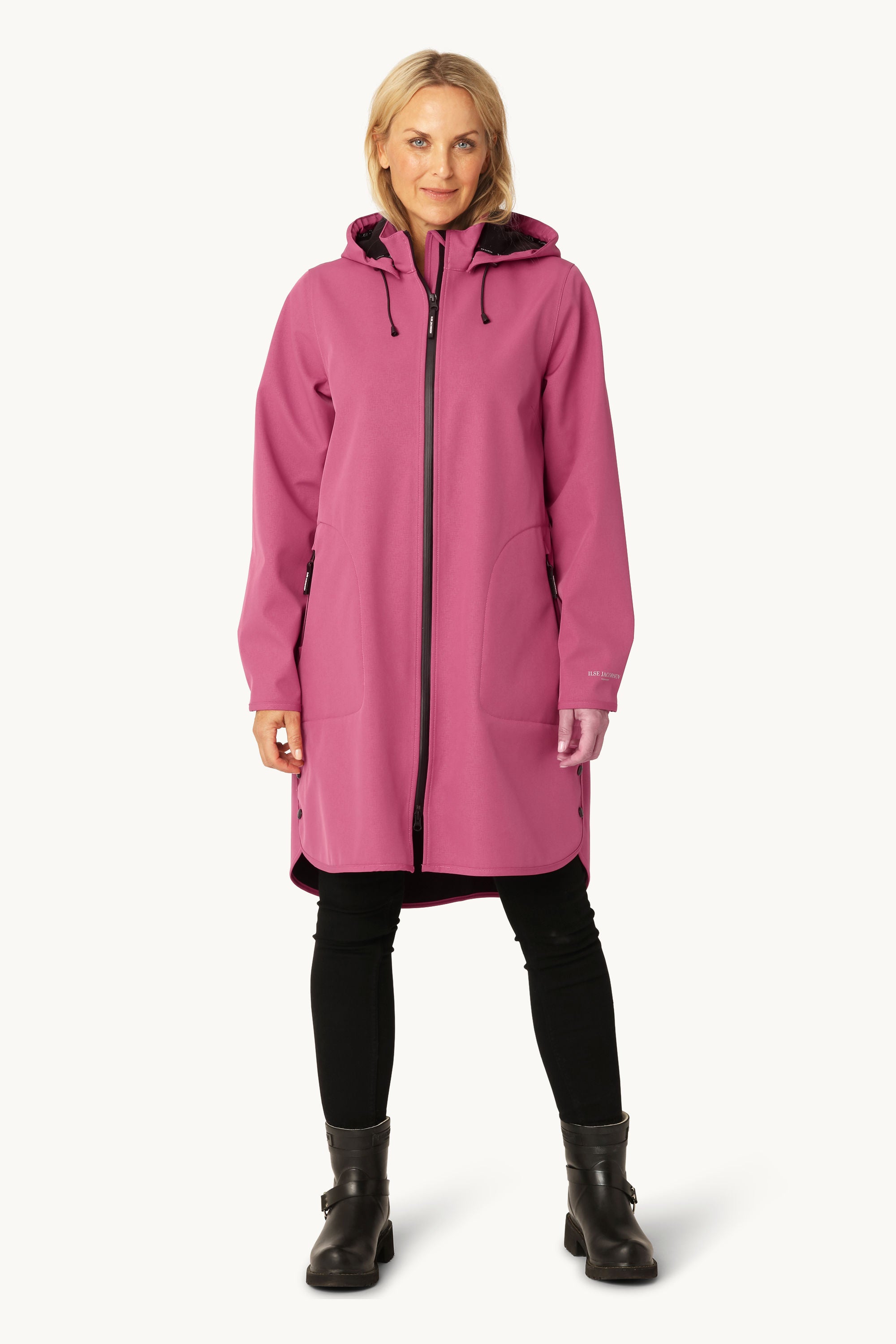 Softshell Raincoat A-line - Magenta Haze