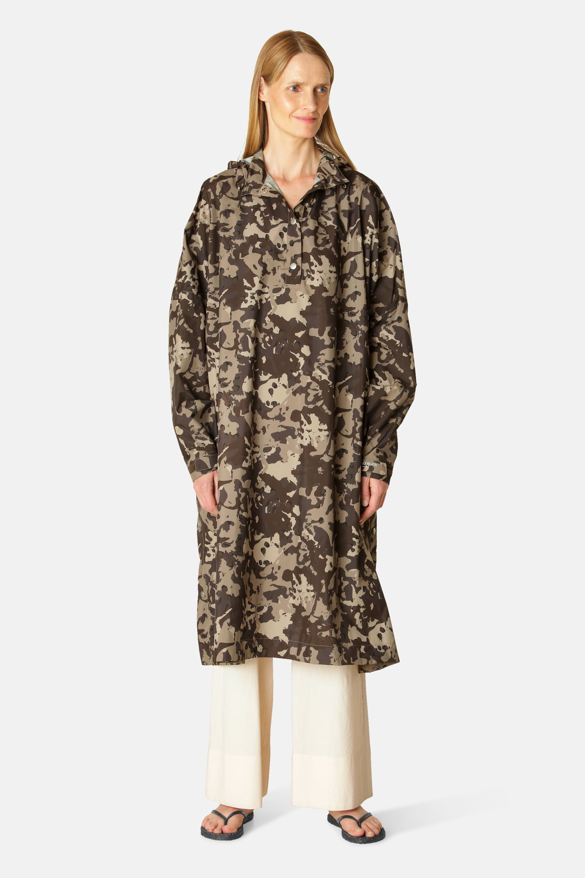 Poncho Imperméable - Brown Camo