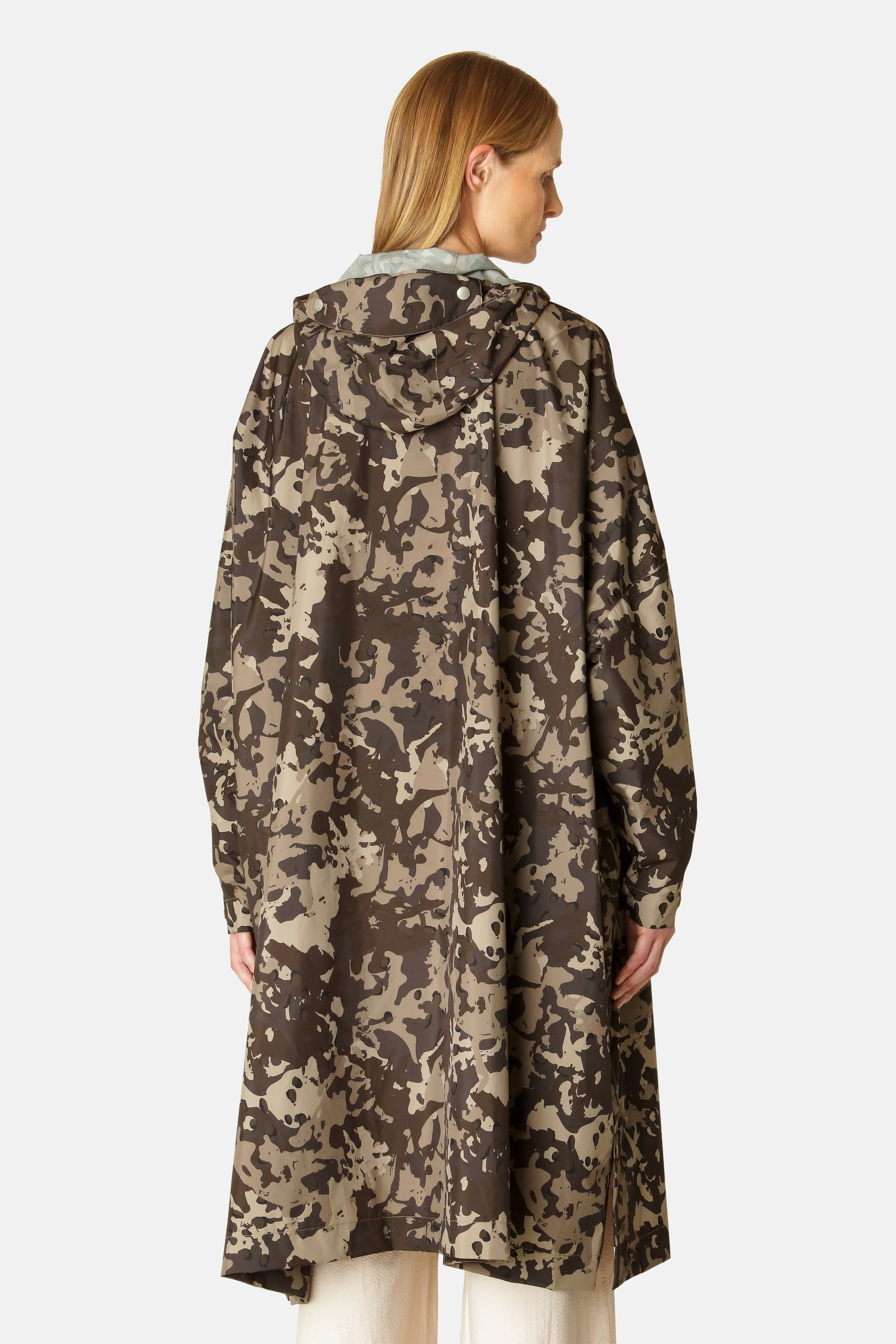 Poncho Imperméable - Brown Camo
