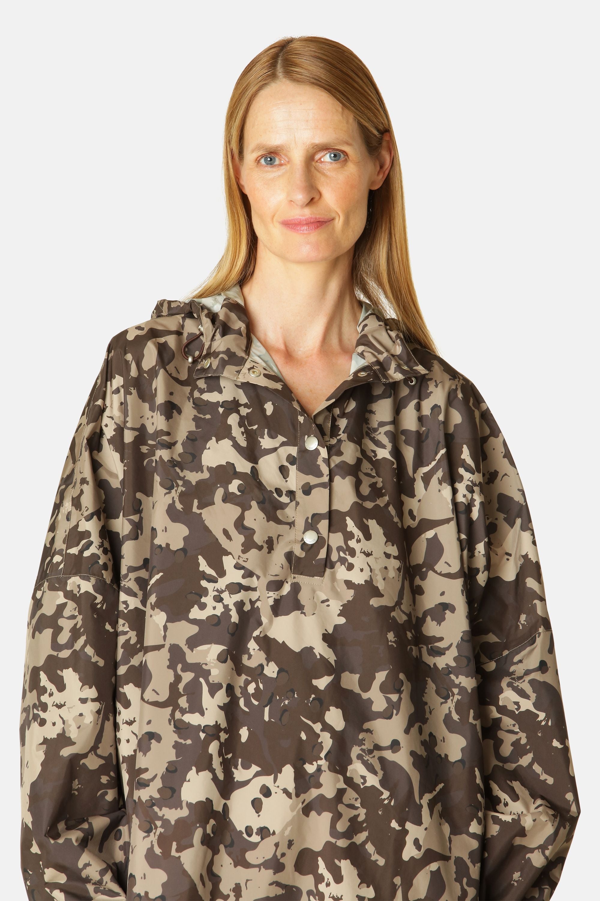 Poncho Imperméable - Brown Camo