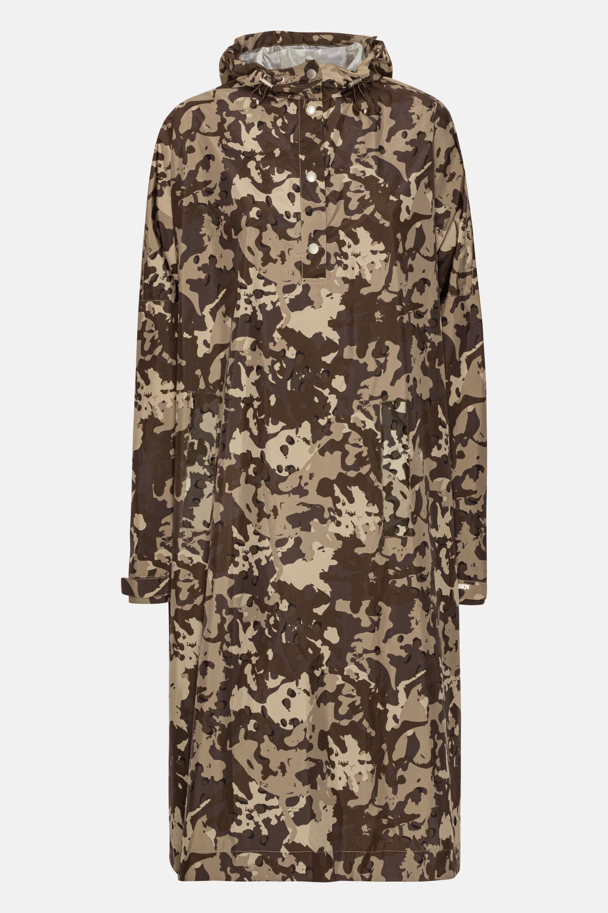Poncho Imperméable - Brown Camo