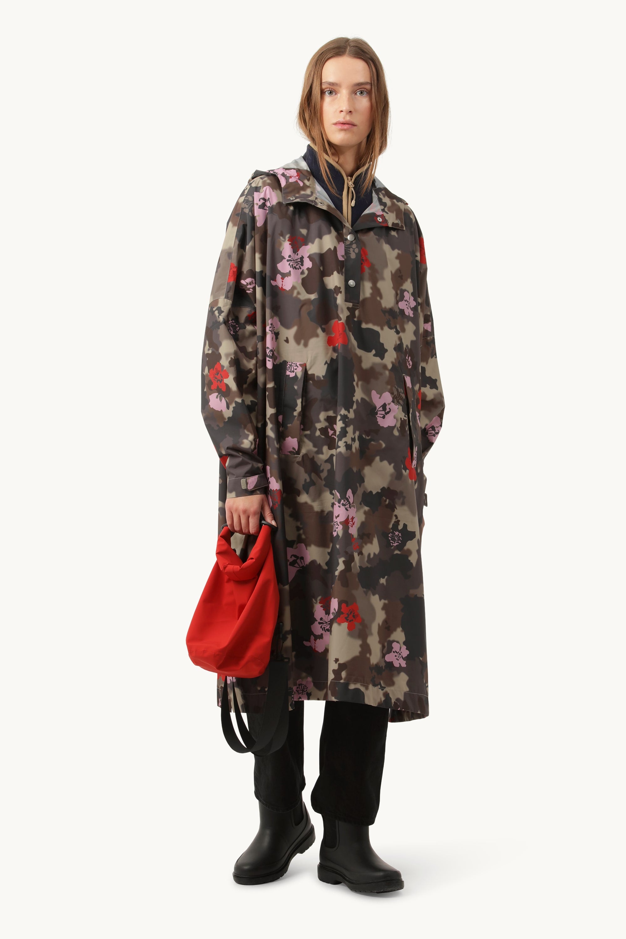 Poncho Imperméable - Floral Camo