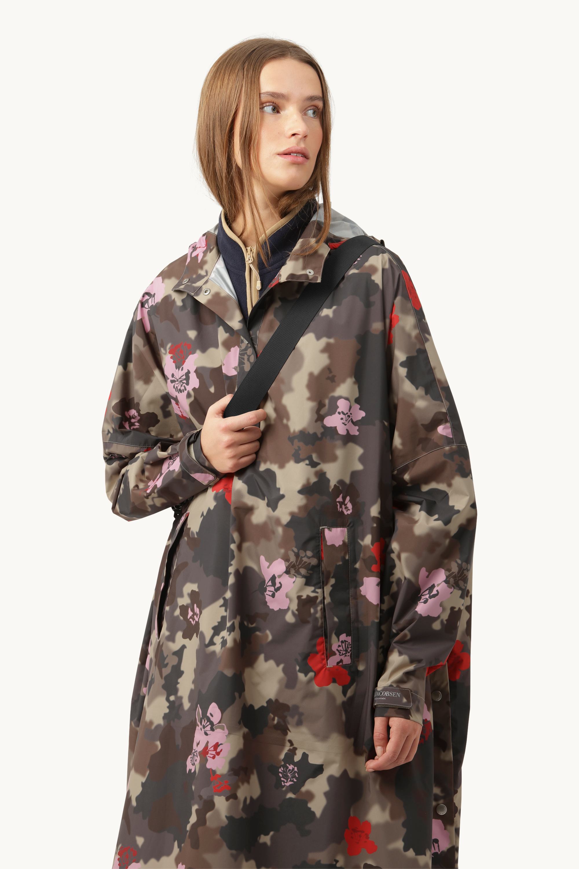 Poncho Imperméable - Floral Camo