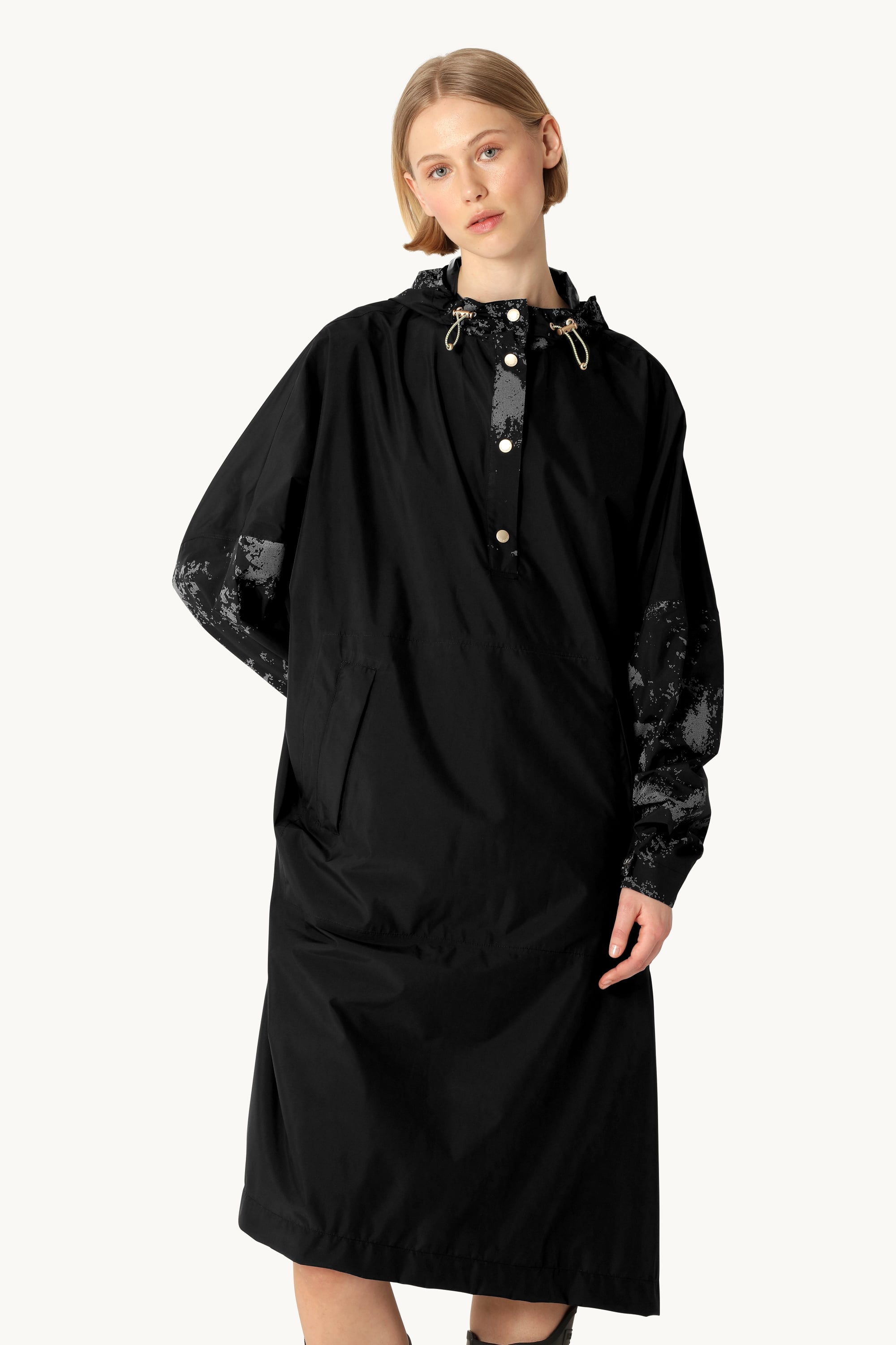 Poncho Raincoat - Black