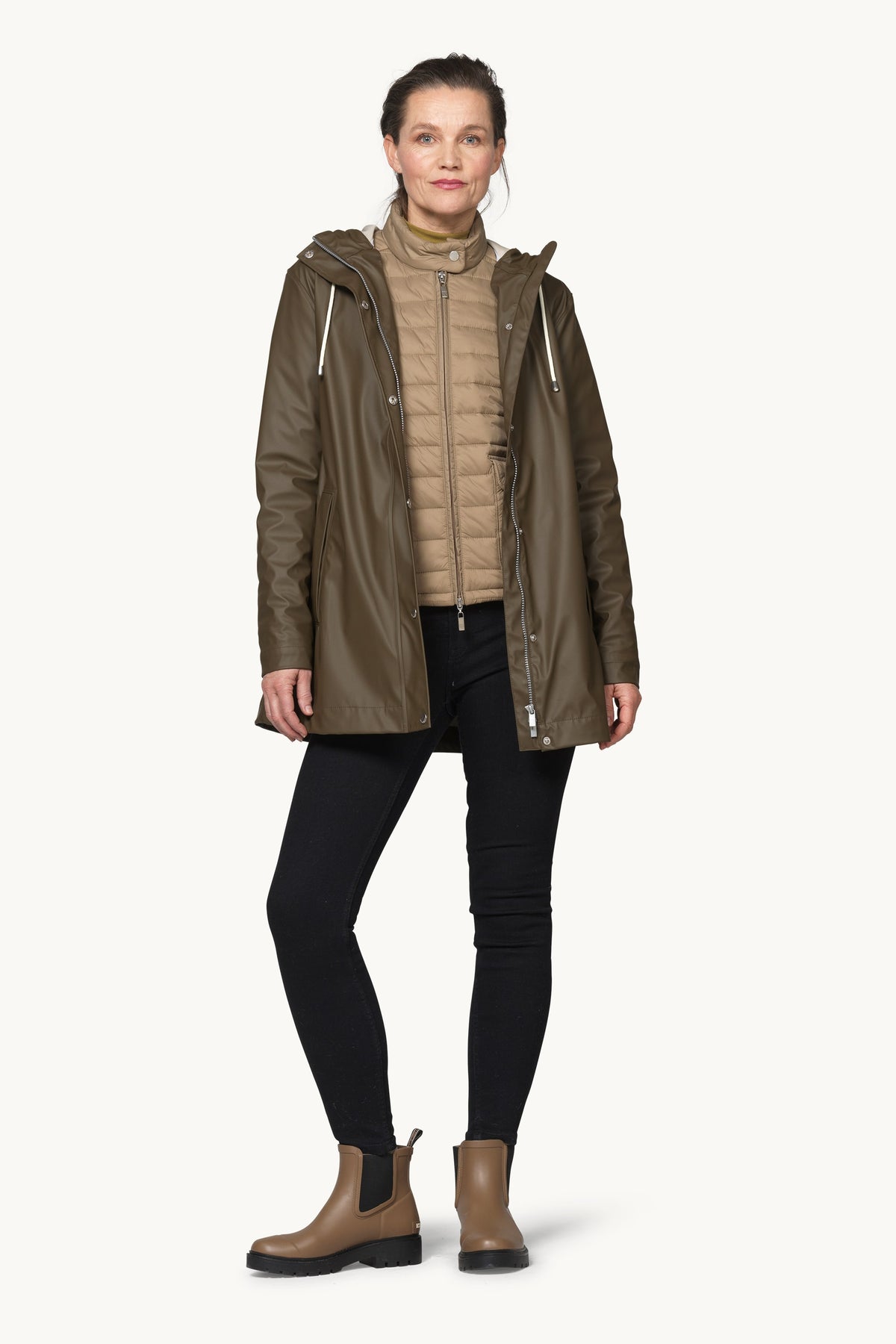 Short Rain Jacket - Wren