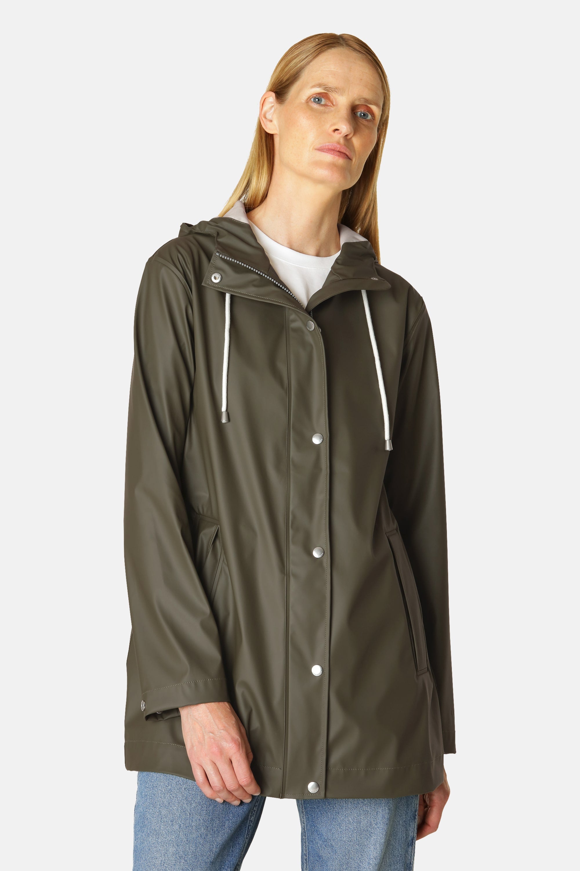 Light Raincoat - Army