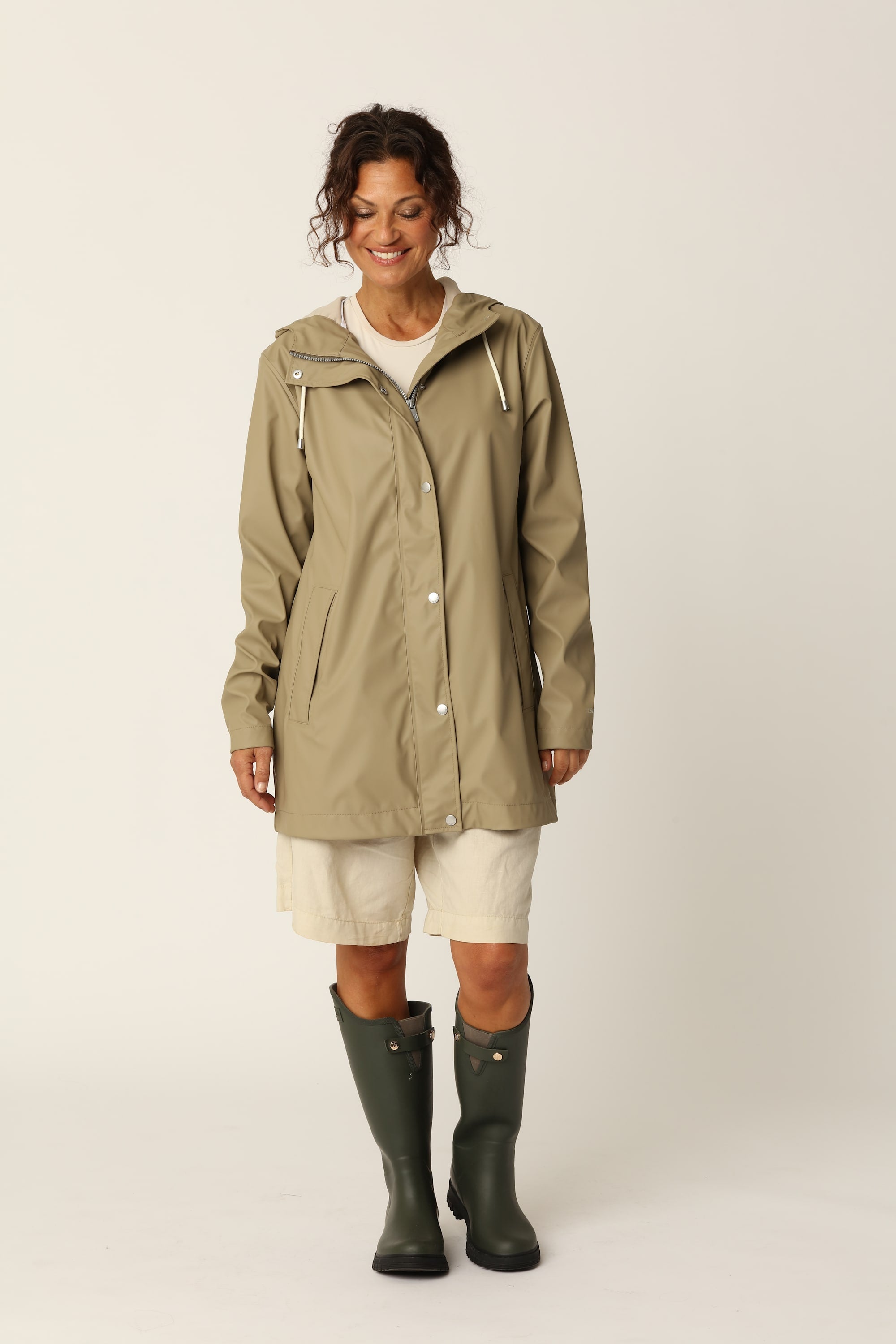 Light Raincoat - Coriander