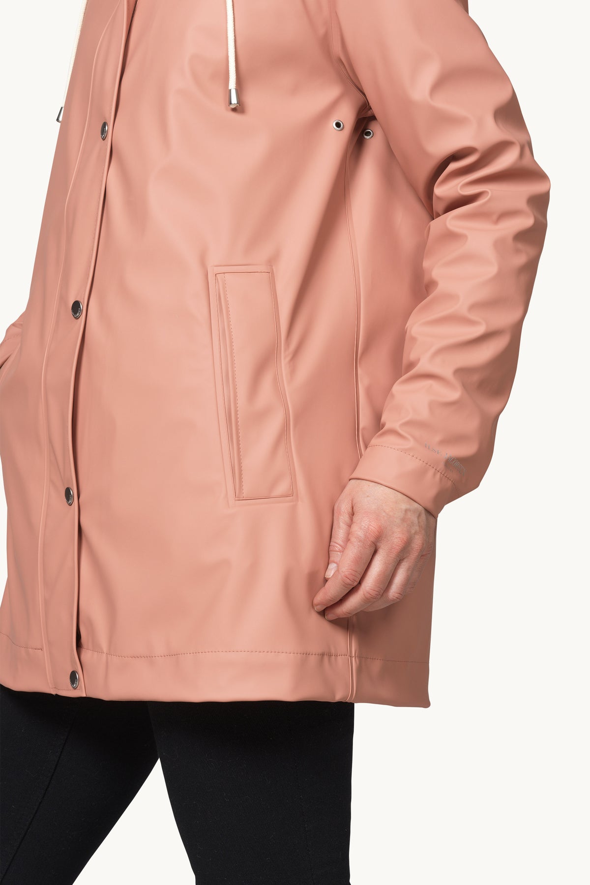 Short Rain Jacket - Ash Rose