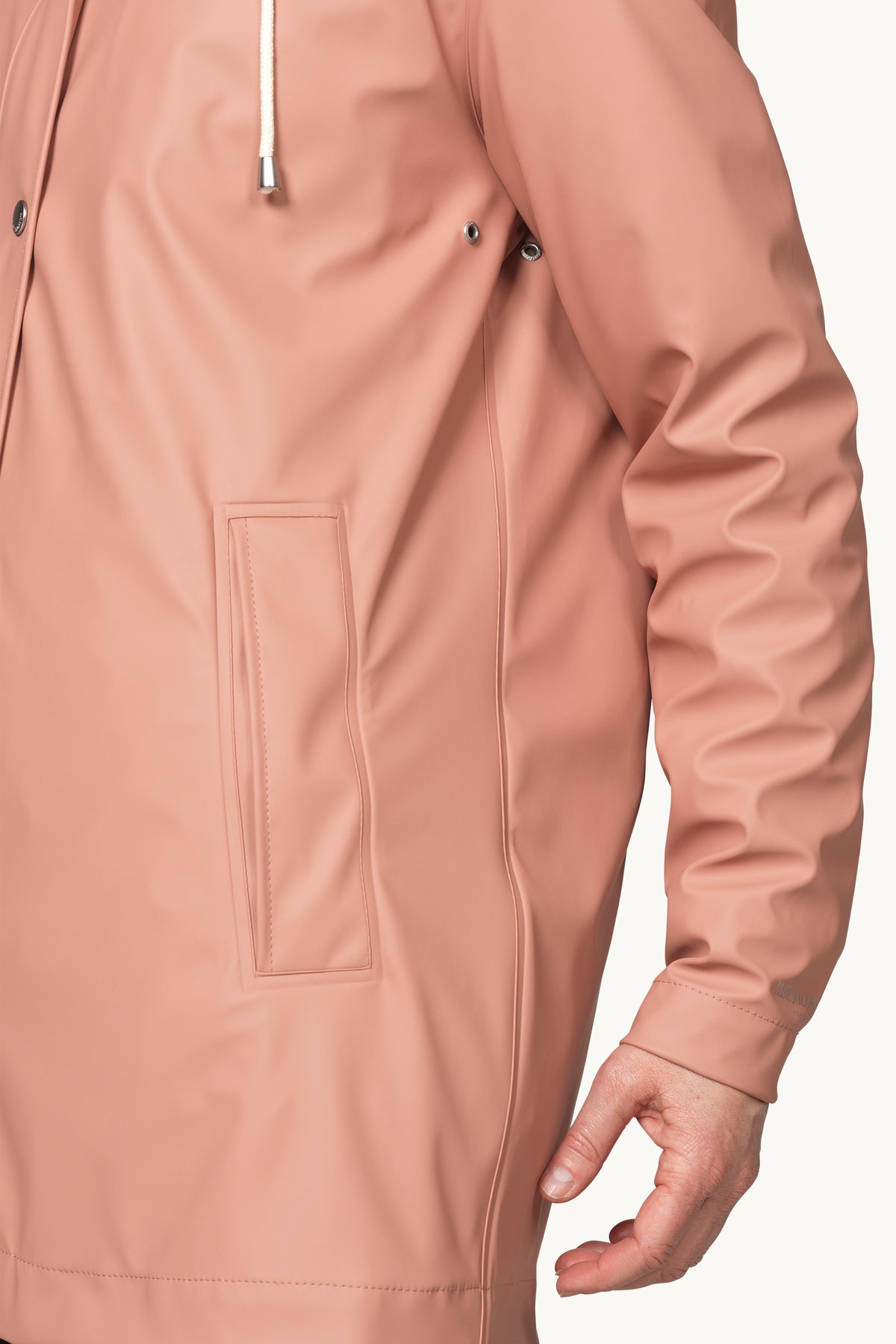 Short Rain Jacket - Ash Rose