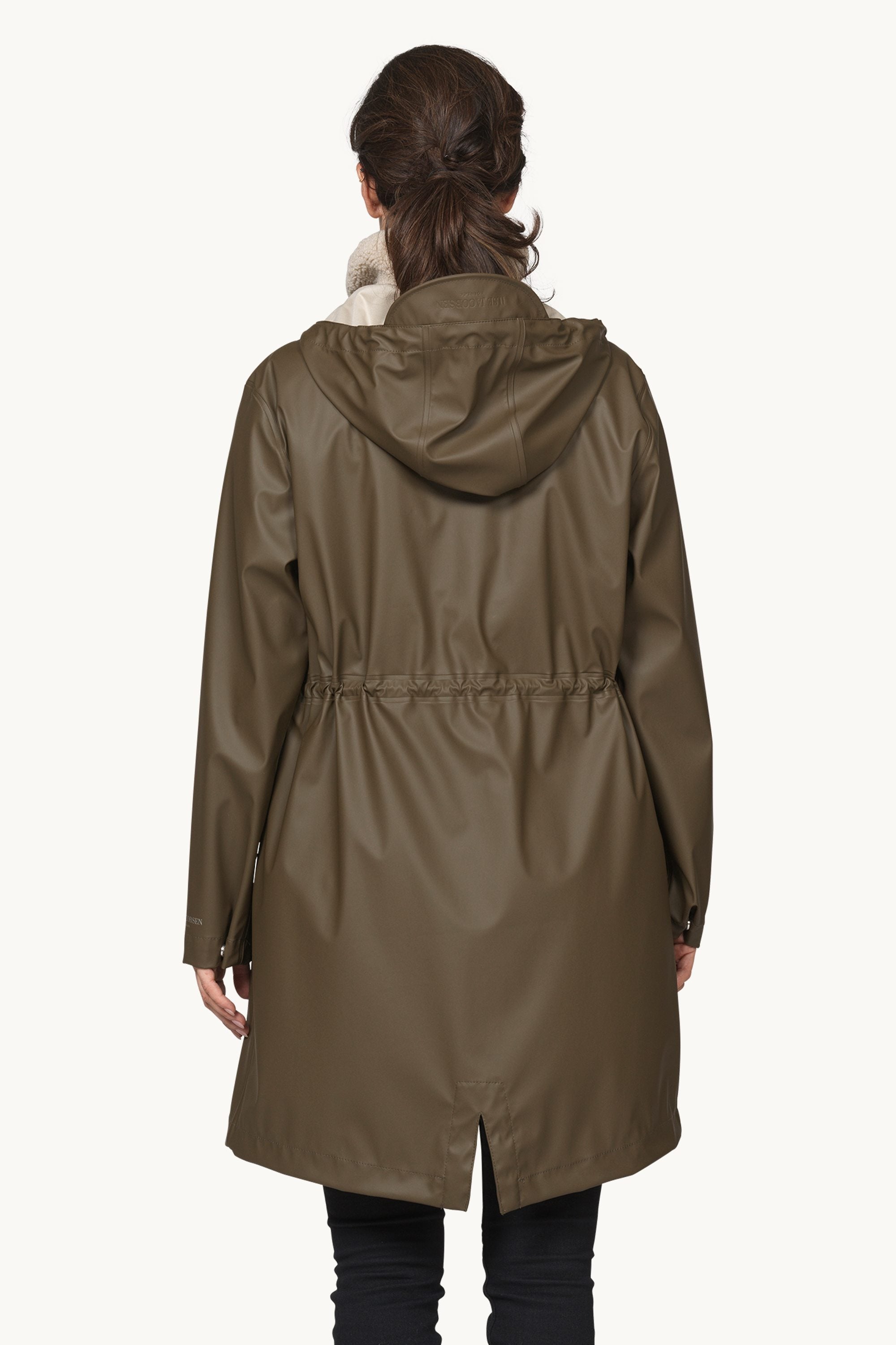 Long Parka Rain Jacket - Wren