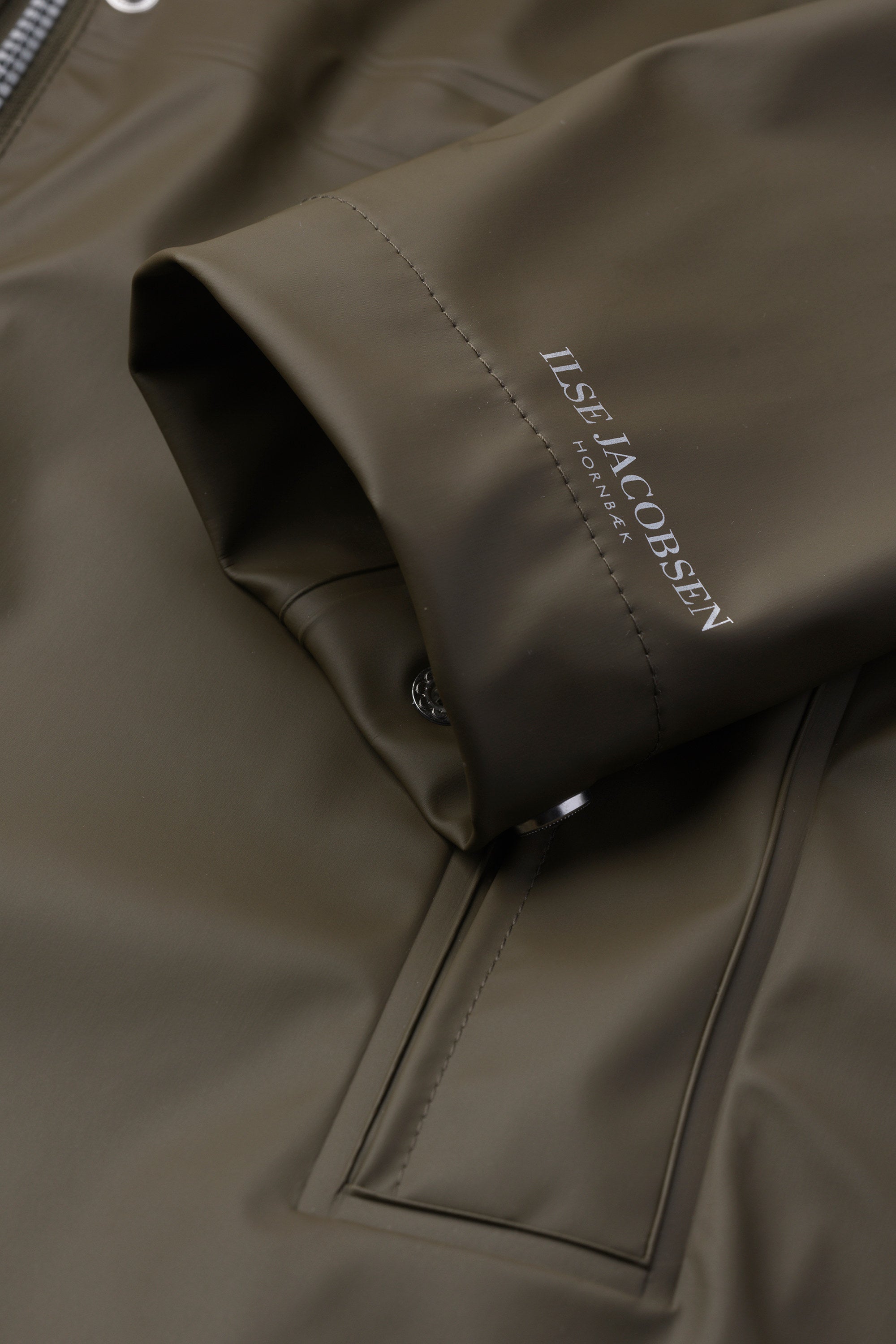 Long Parka Rain Jacket - Wren